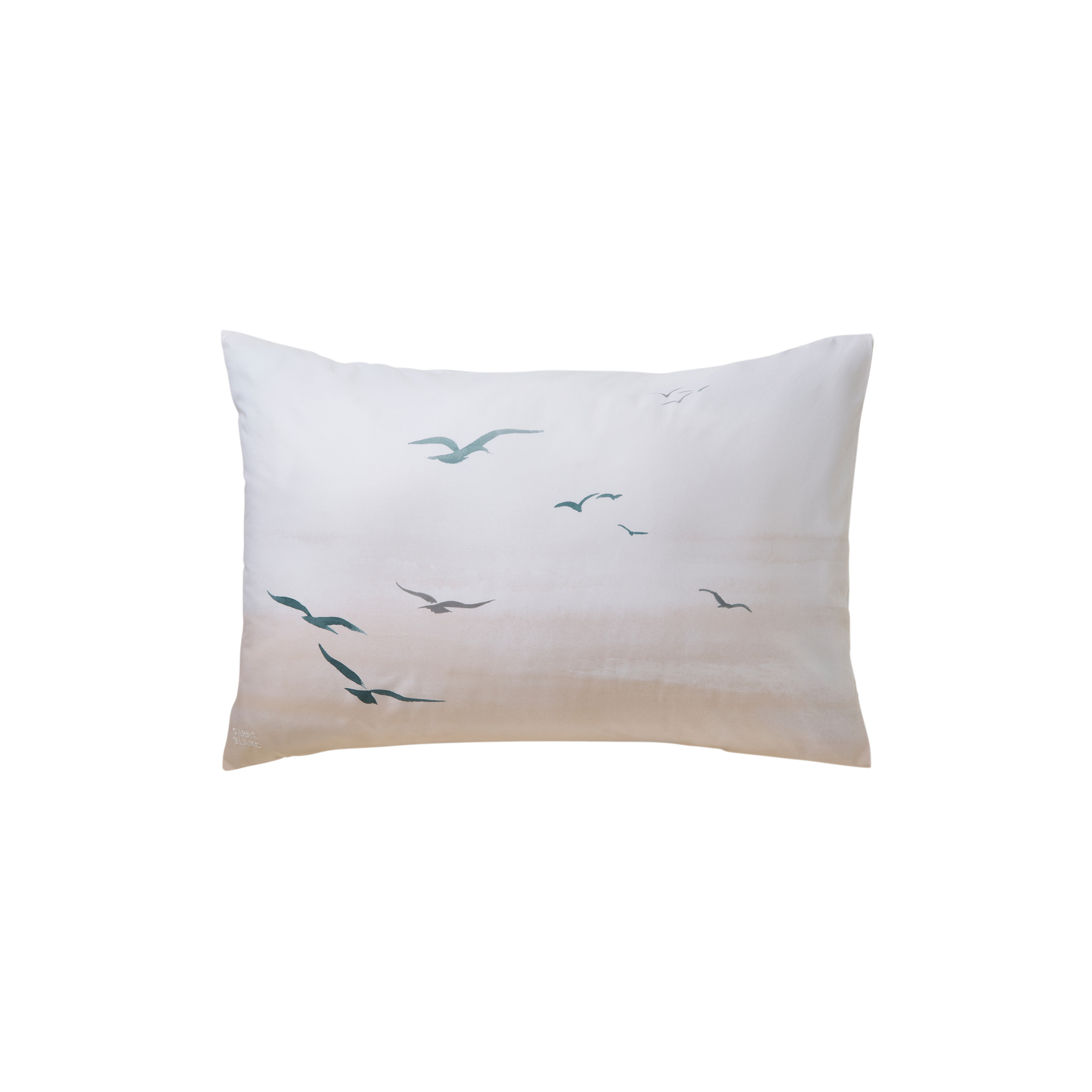 taie d'oreiller rectangulaire REFLETS, CARRE BLANC