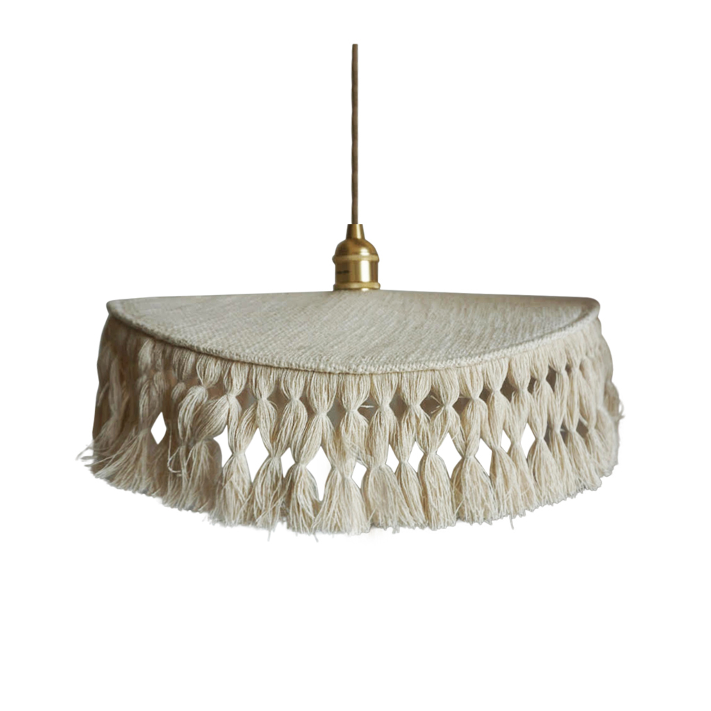 Abat-jour en coton naturel pour suspension, OPJET