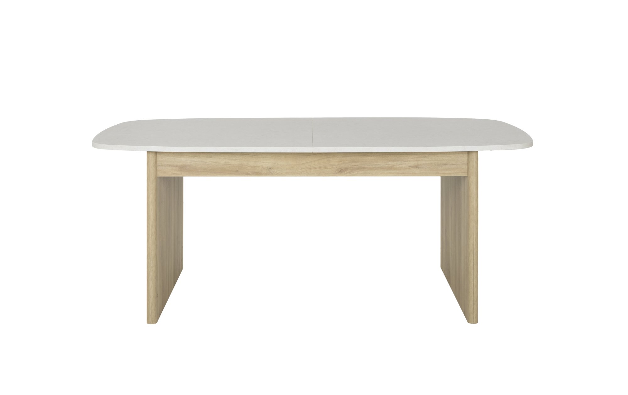 Table rectangulaire imitation bois naturel, DIAGONE