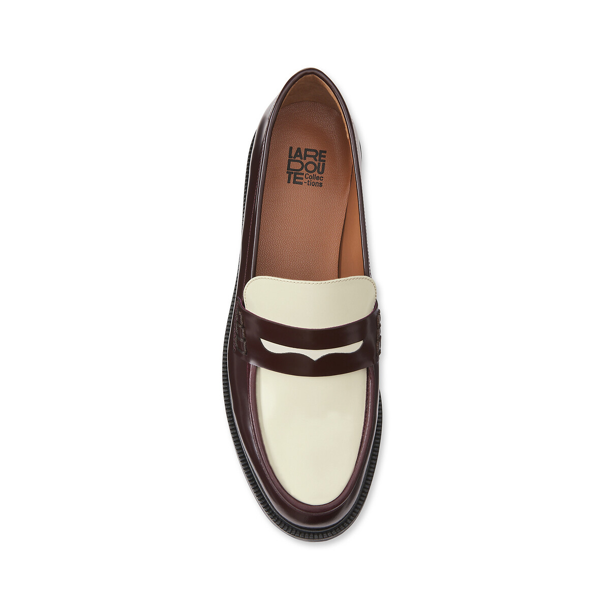 La Redoute Collections Mocasín de piel bicolor, Signature SIBYLLE — foto 2