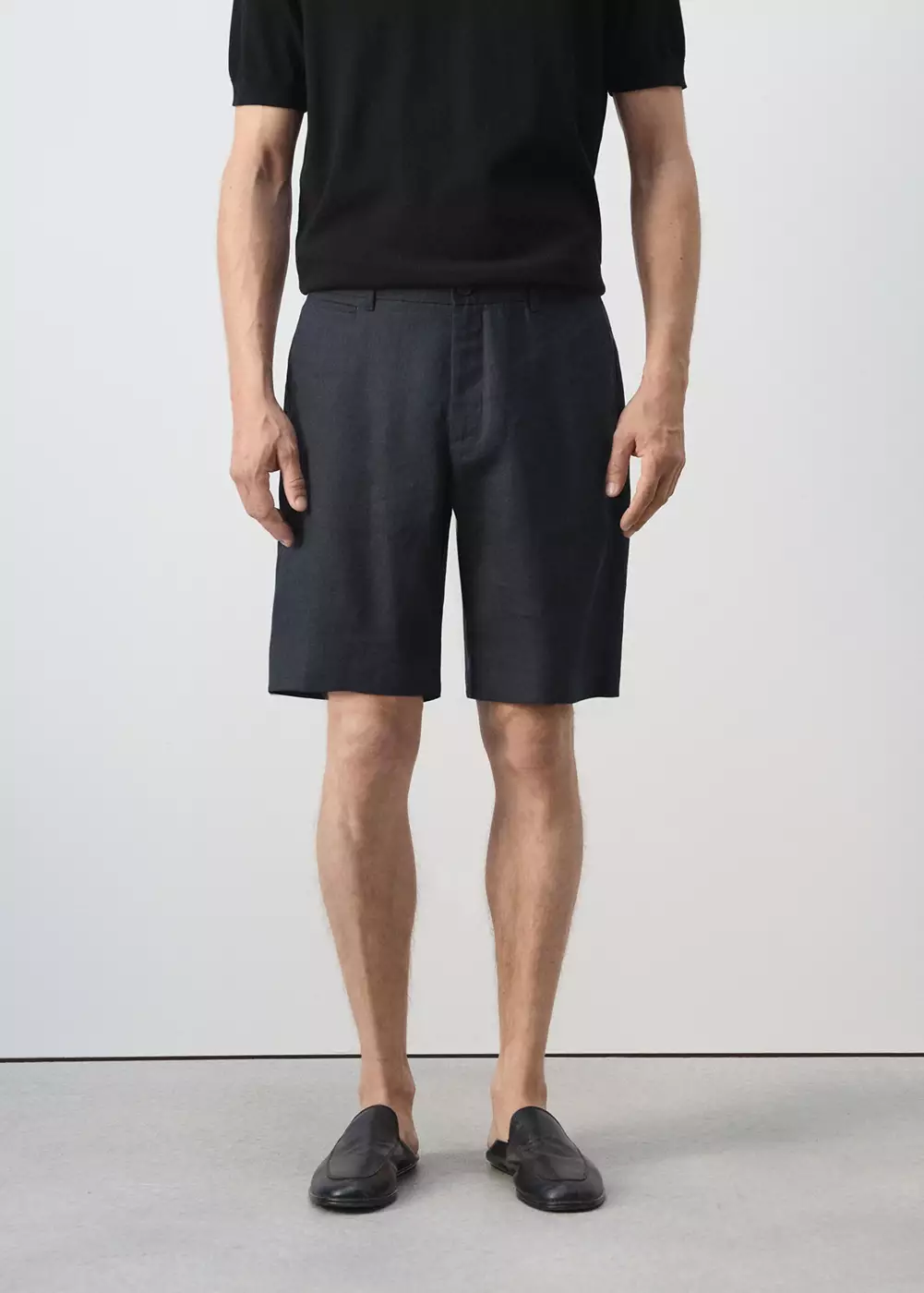 Bermuda slim-fit 100 % lin, MANGO MAN