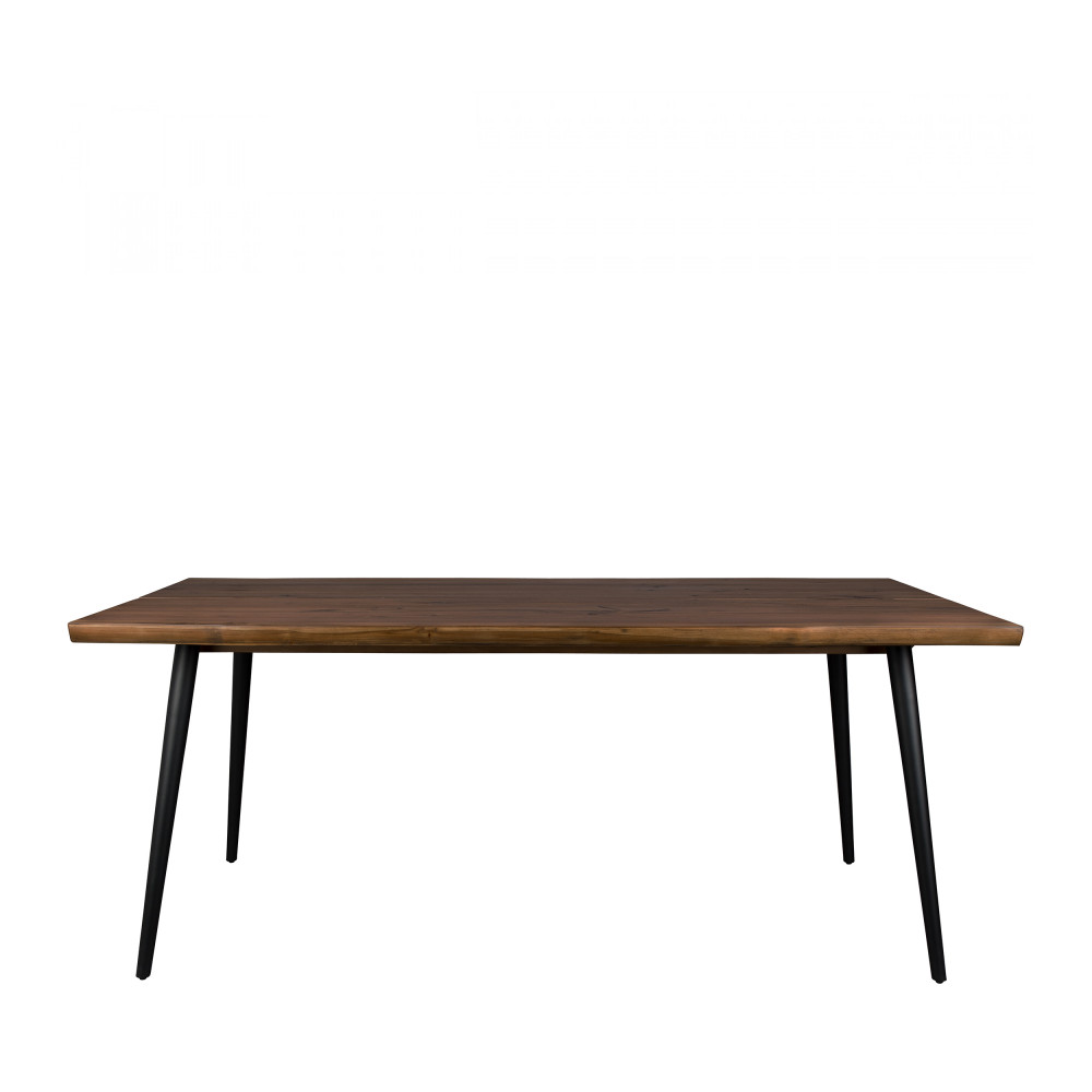 Table à manger 180x90cm bois foncé - ALAGON, DUTCHBONE