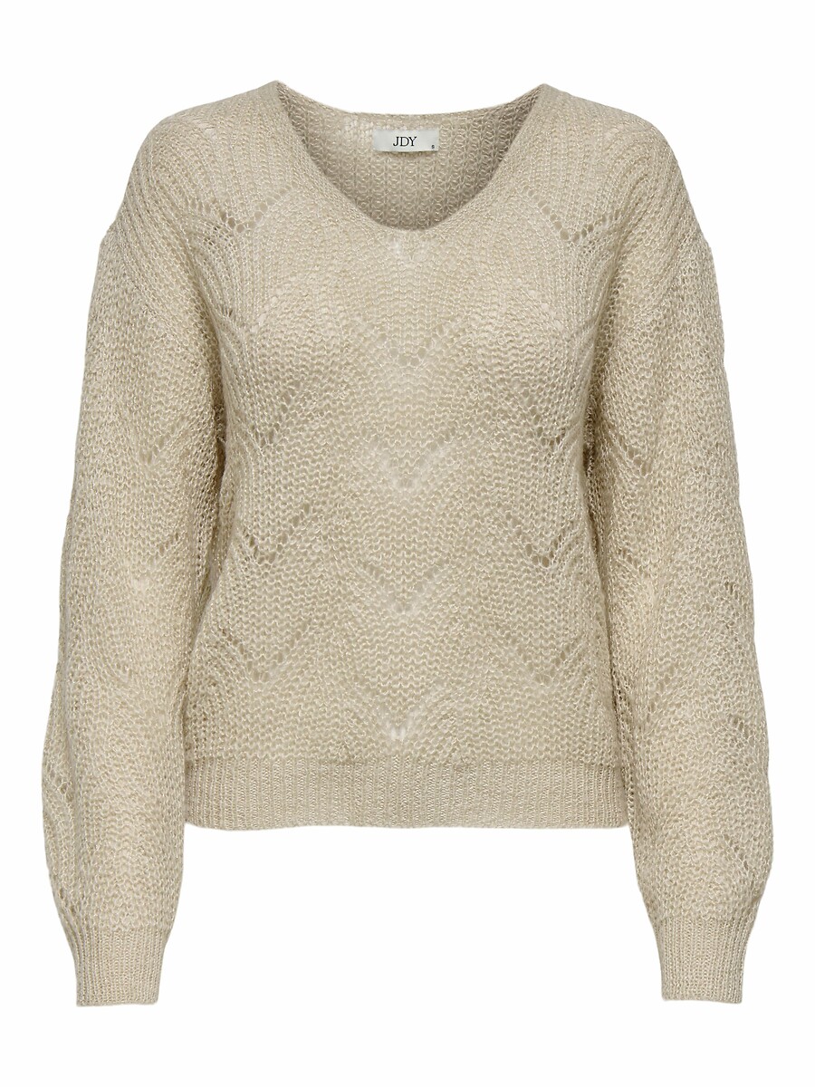 Pull in maglia con fibre metallizzate, JDY