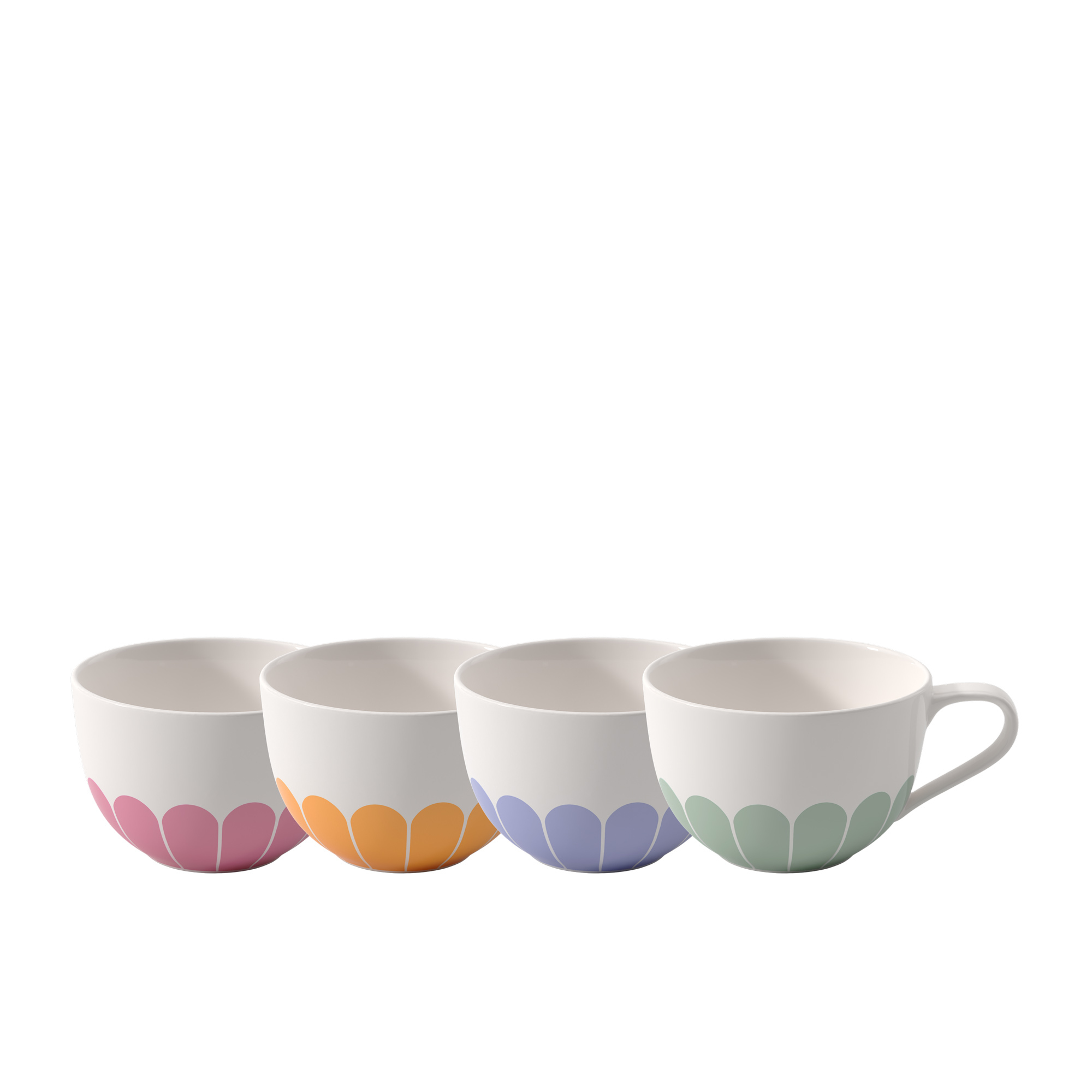 Tasse À Cappuccino, 4 Pièces FLEUR, VILLEROY & BOCH
