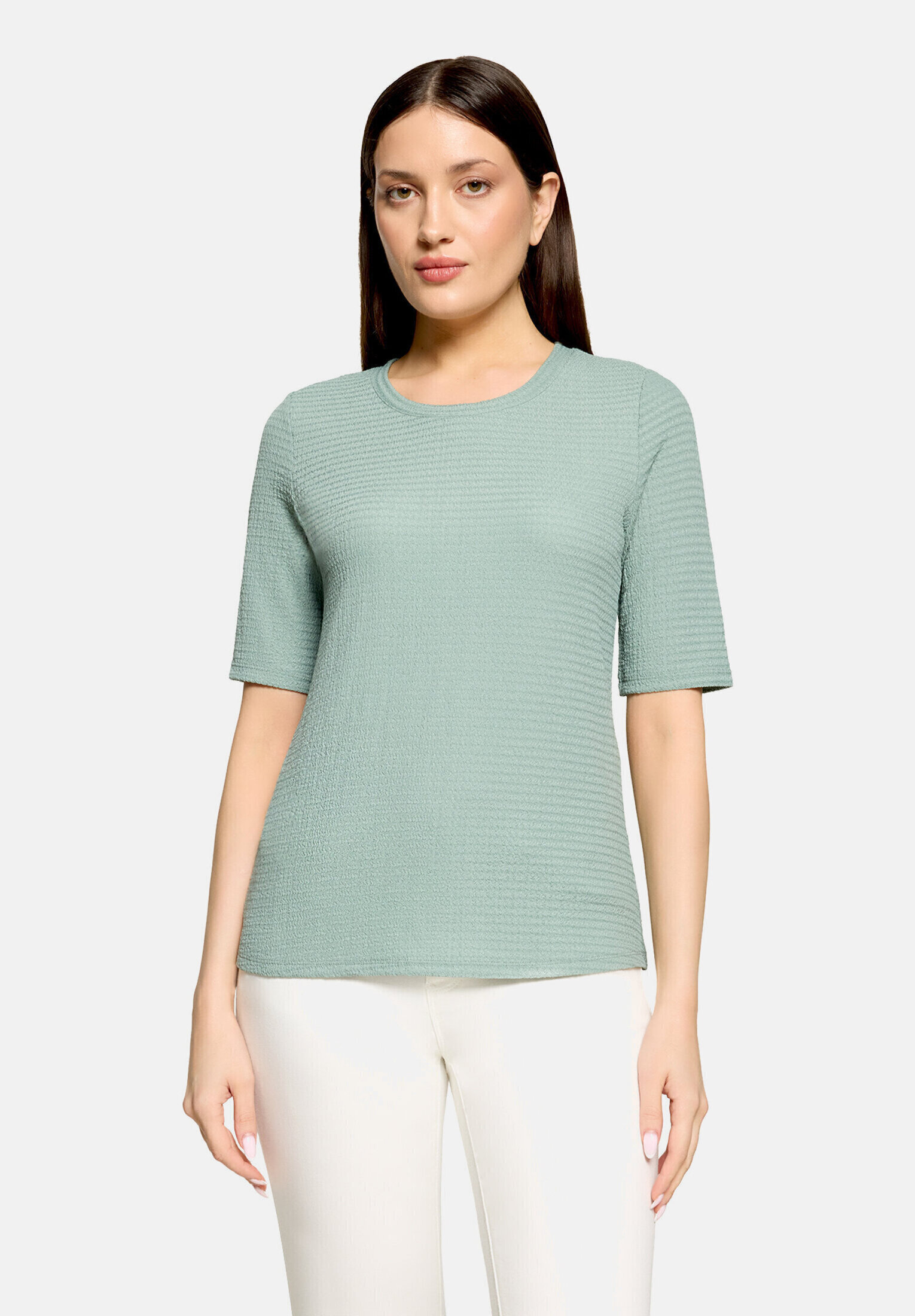 T-Shirt avec structure à encolure ronde, BETTY BARCLAY