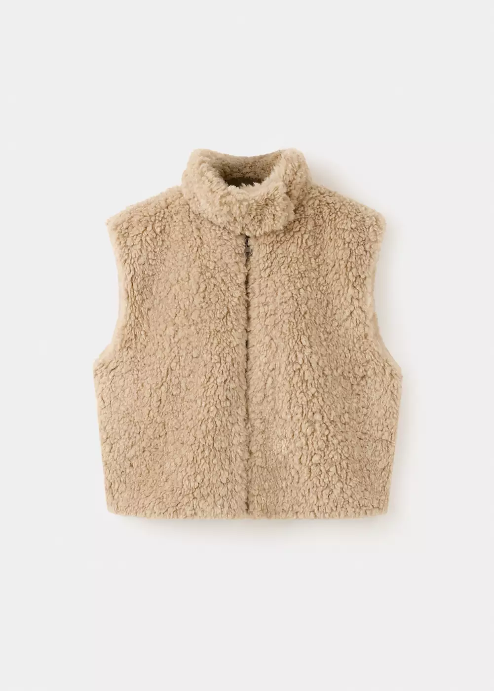 Gilet effet imitation mouton, MANGO KIDS
