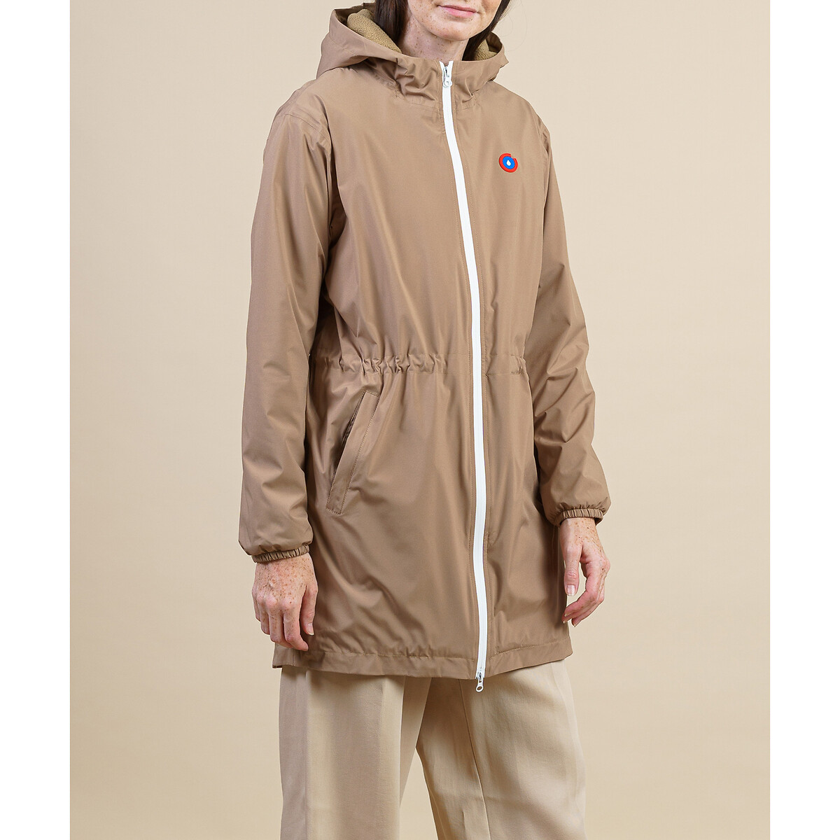 Unisex Pompidou Recycled Parka with Fleece Lining, Mid-Length