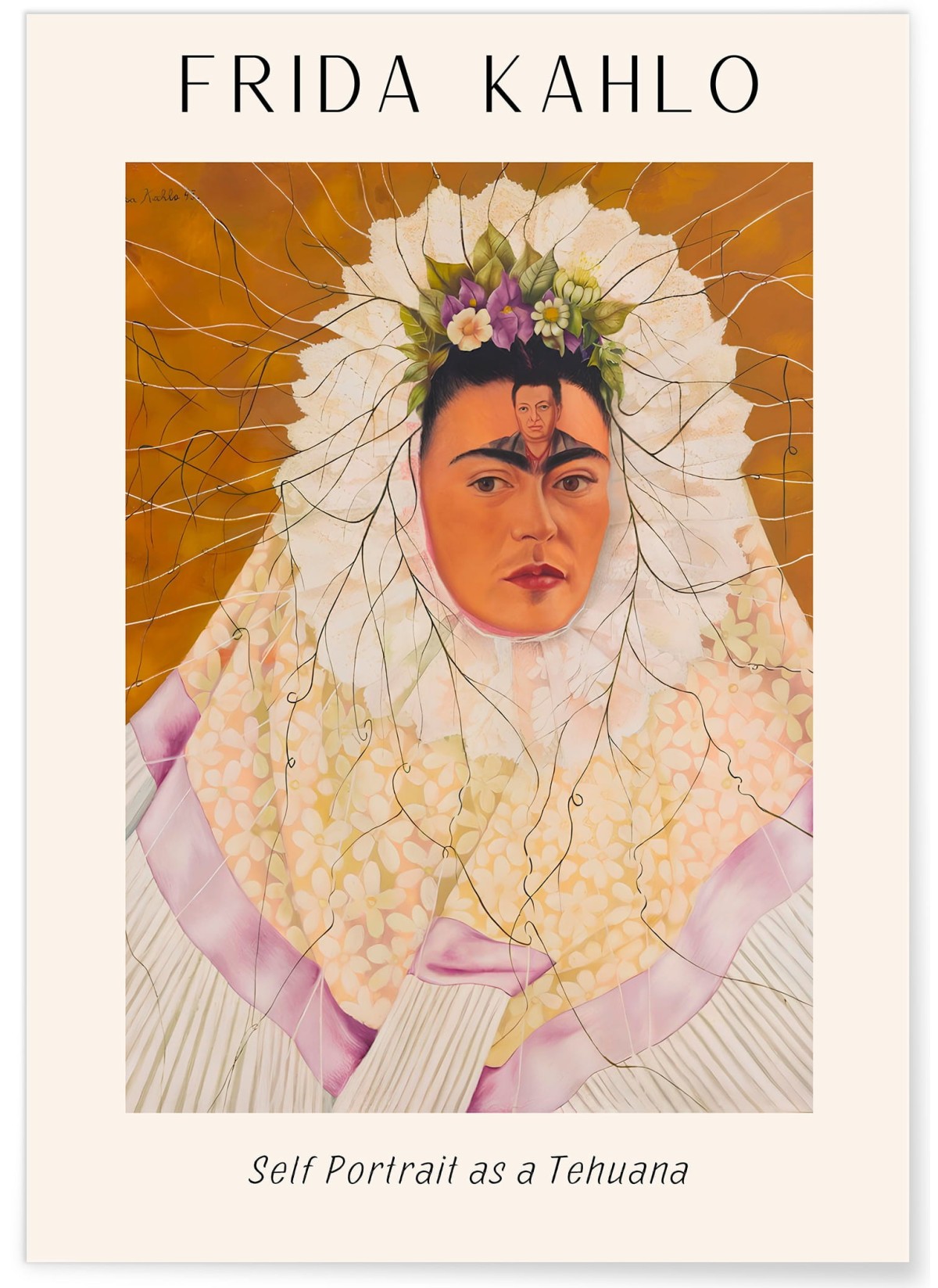 Affiche Frida Kahlo « Self Portrait as a Tehuana », L'AFFICHERIE