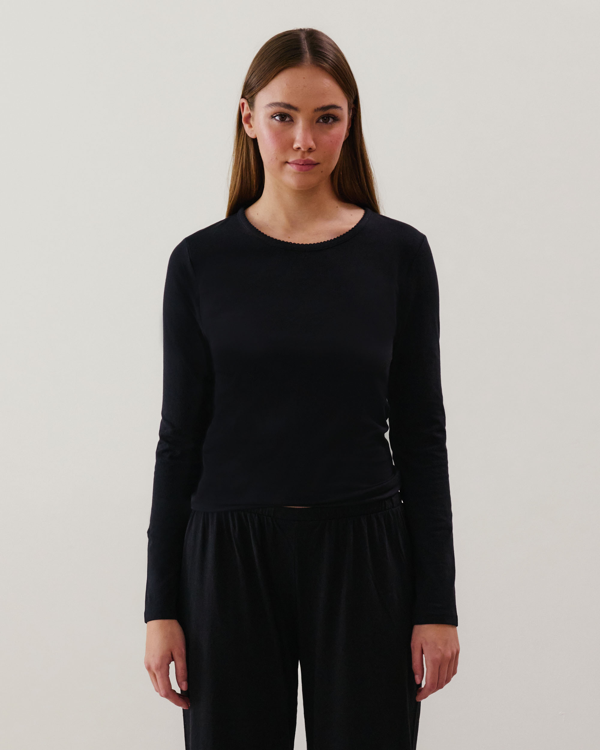 Top en jersey noir NIGHTBASICIZ, UNDIZ