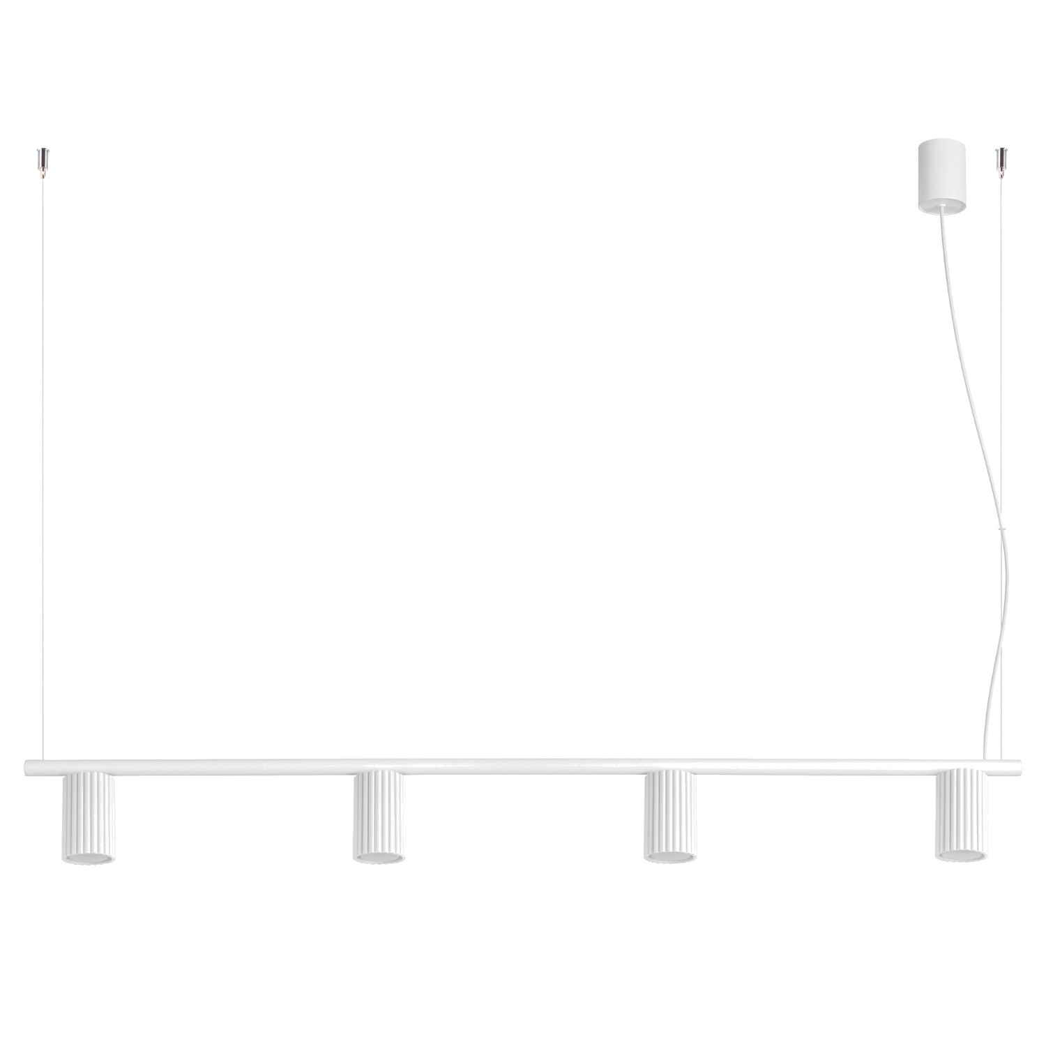 Lustre Aluminium Blanc GU10 4 KARBON, EDEN