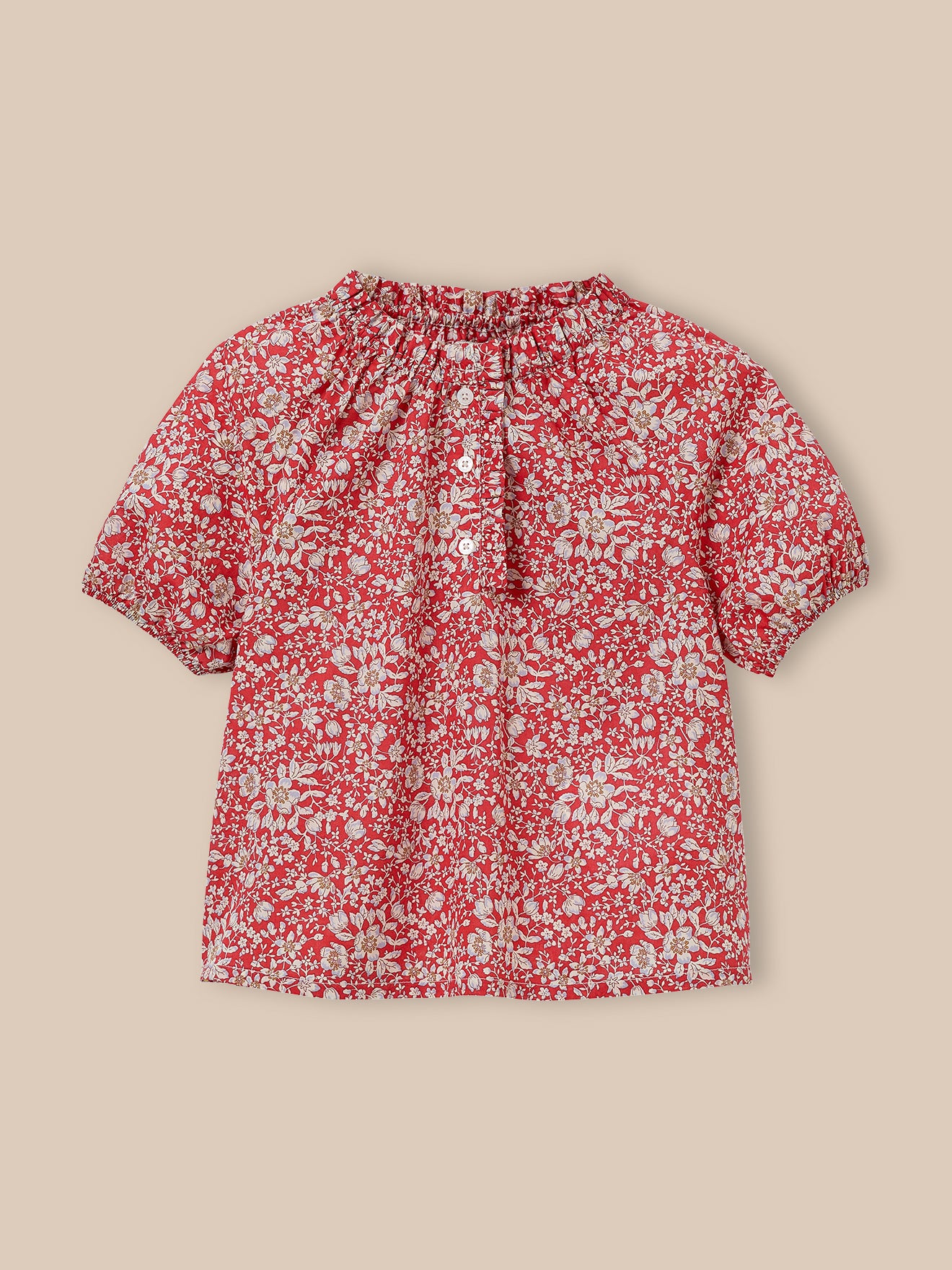 Blouse en tissu Liberty, CYRILLUS