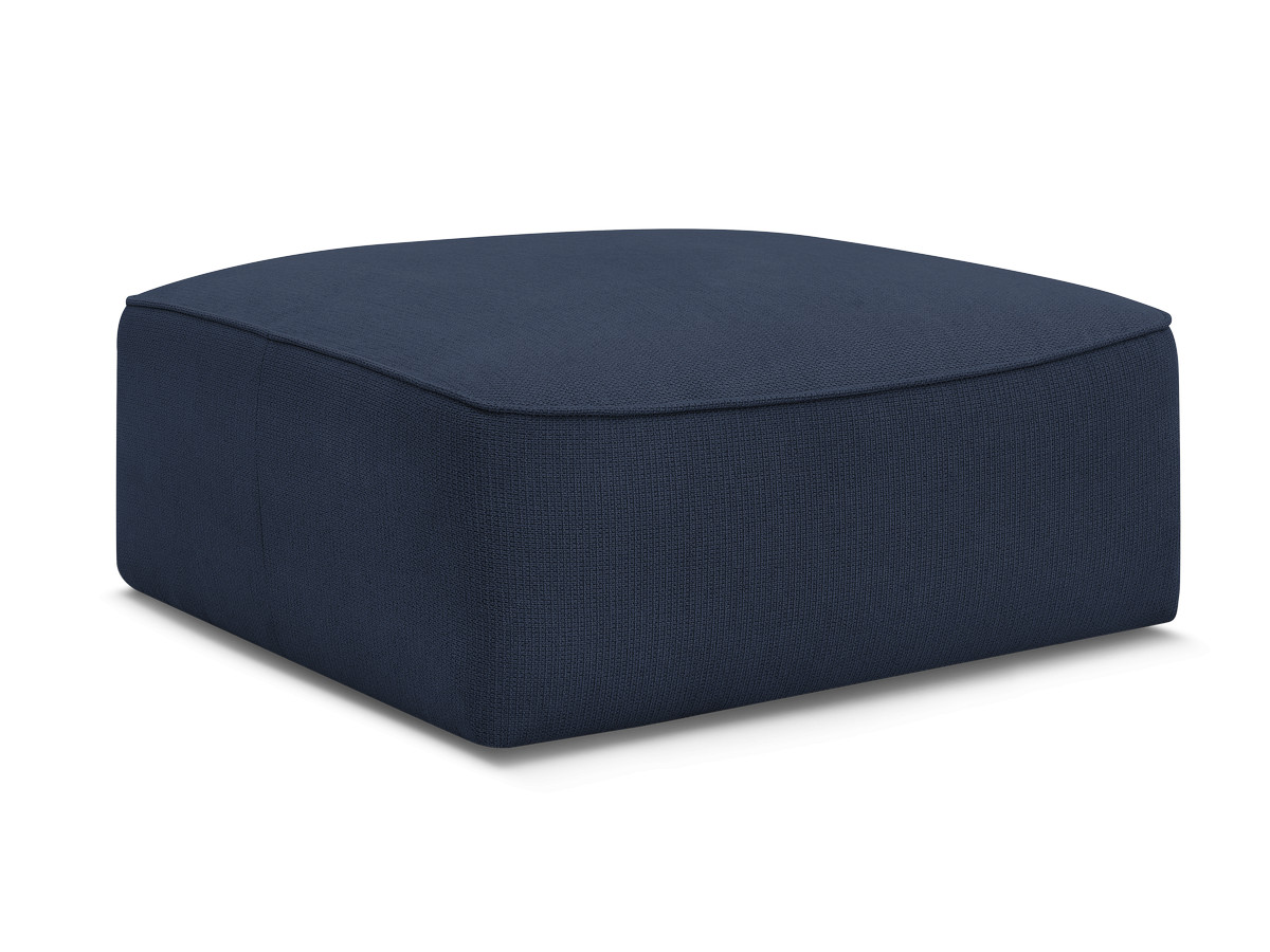 Pouf tissu chiné, LEOPOLD, BOBOCHIC