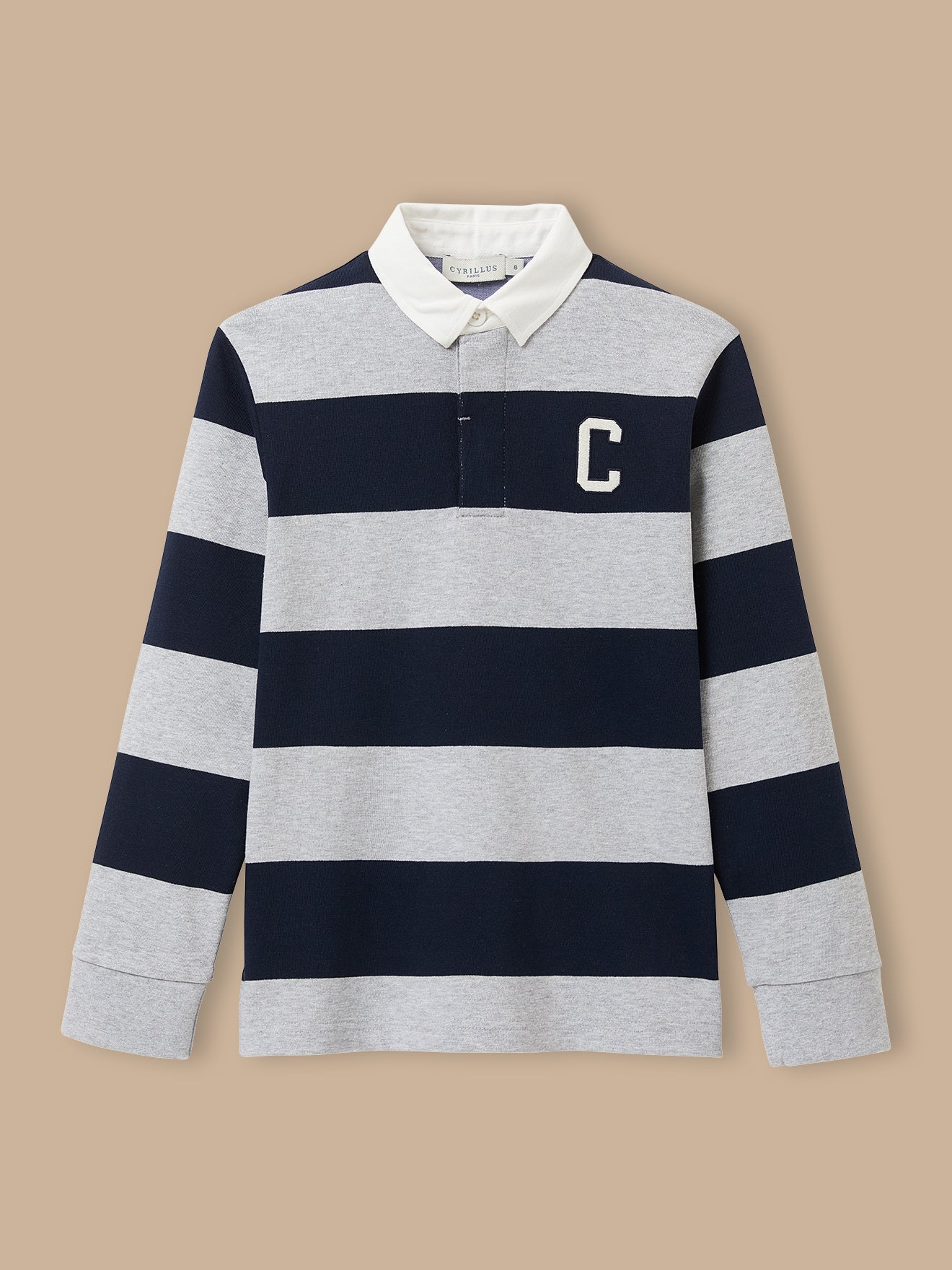Polo rugby rayé, CYRILLUS