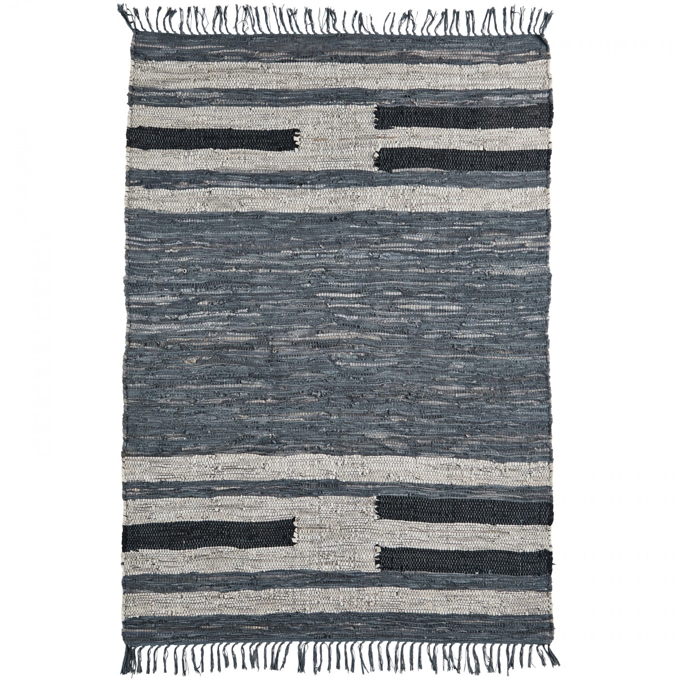 Tapis en cuir et coton 120 x 180 cm, MADAM STOLTZ