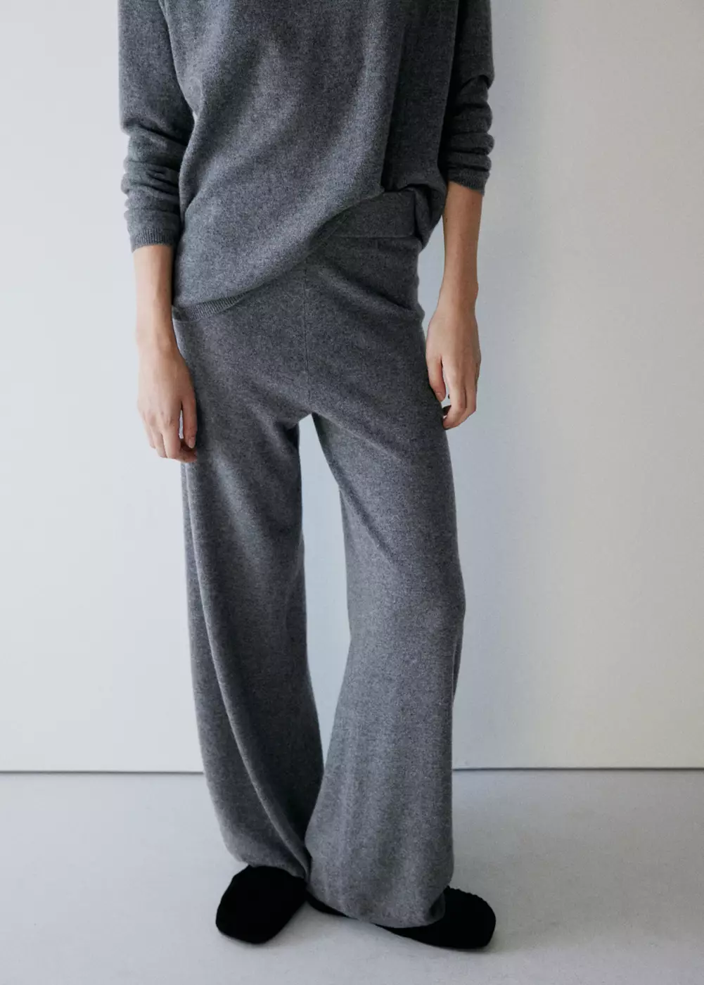 Pantalon 100 % cachemire, MANGO