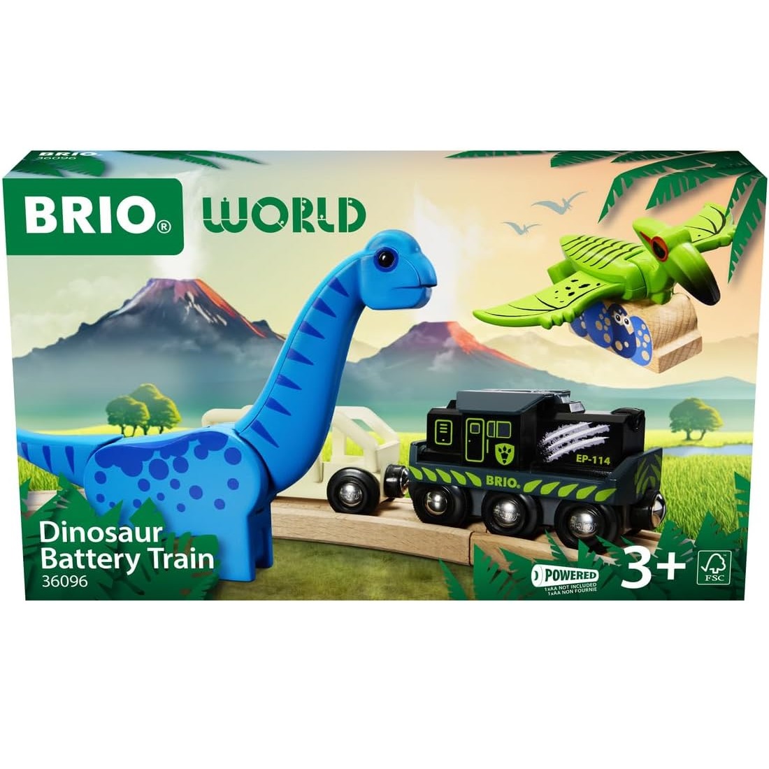 Train des Dinosaures à piles, BRIO