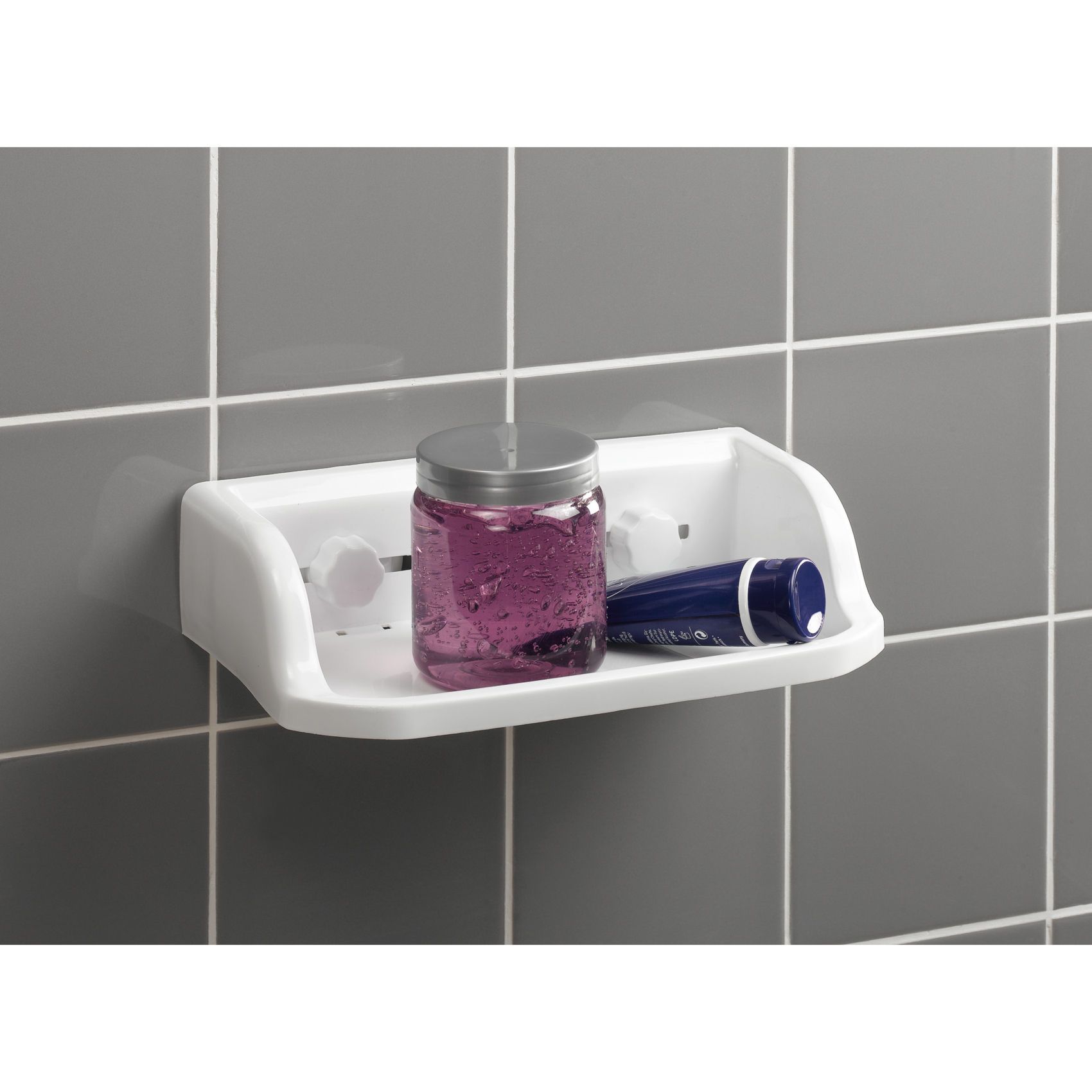 Etagère de douche à ventouses, HOME MAISON