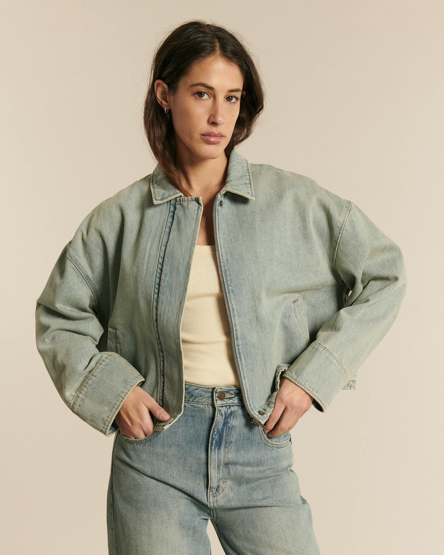 VESTE   DENIM AUTHENTIQUE, LABDIP
