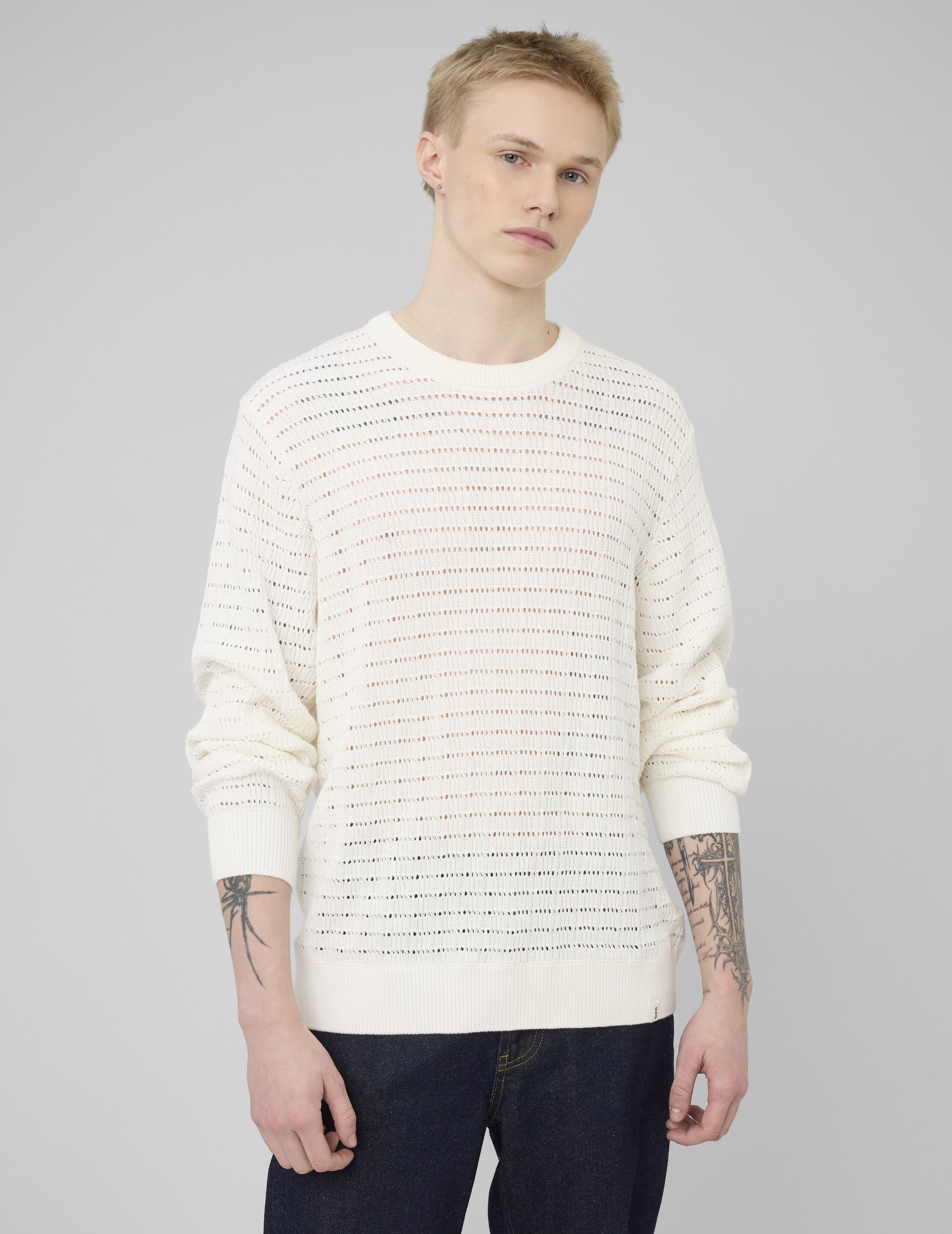 Pull maille fantaisie, BZB