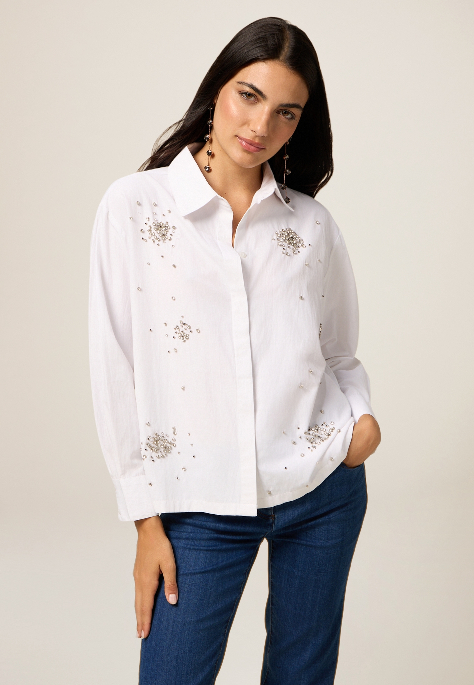Chemise avec applications, OLTRE