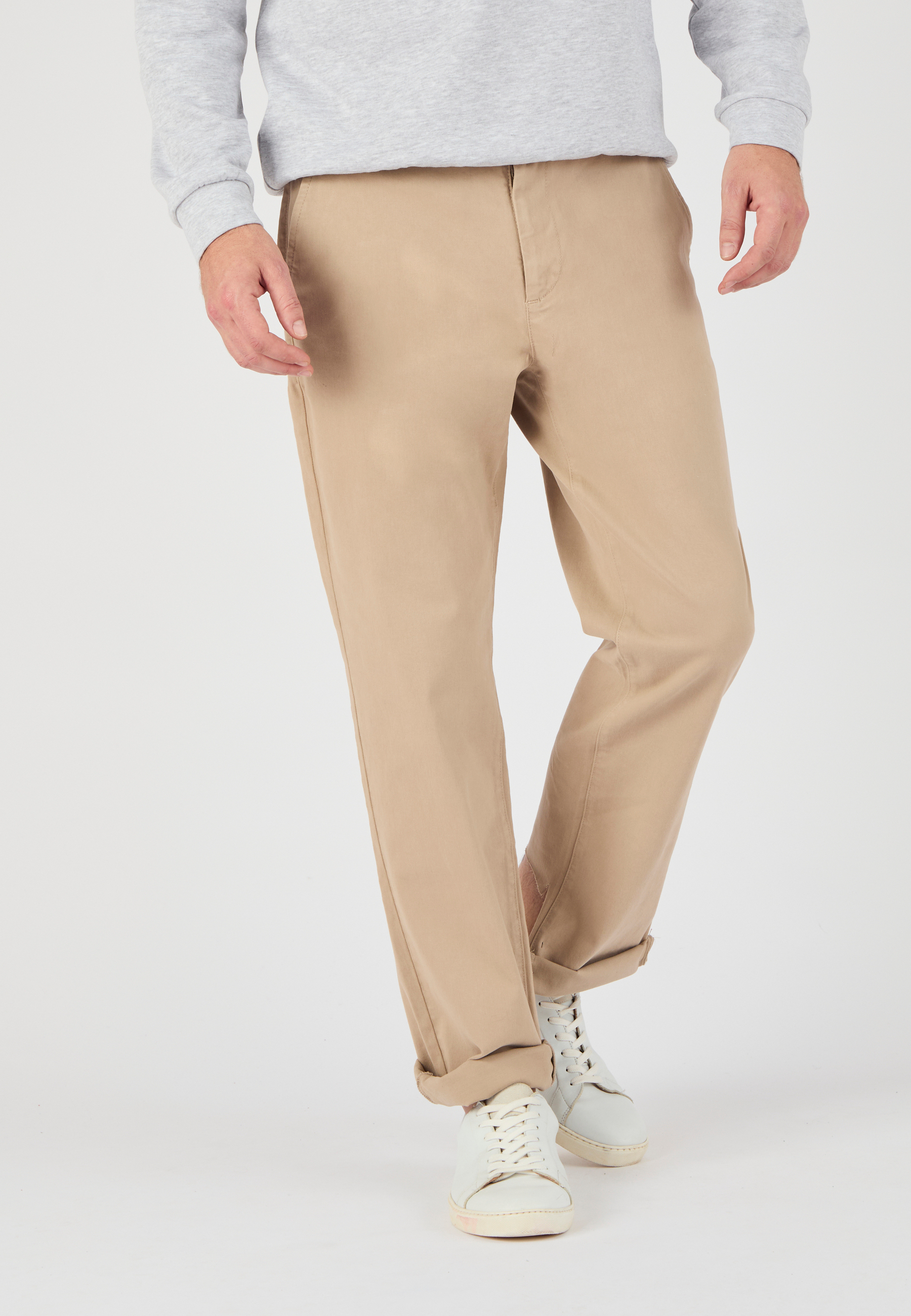 Pantalon chino coton stretch, DAMART
