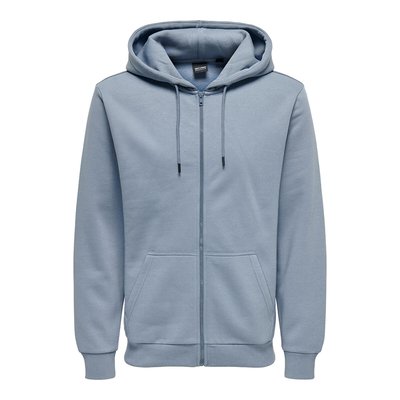 Cotton Mix Zipped Hoodie ONLY & SONS