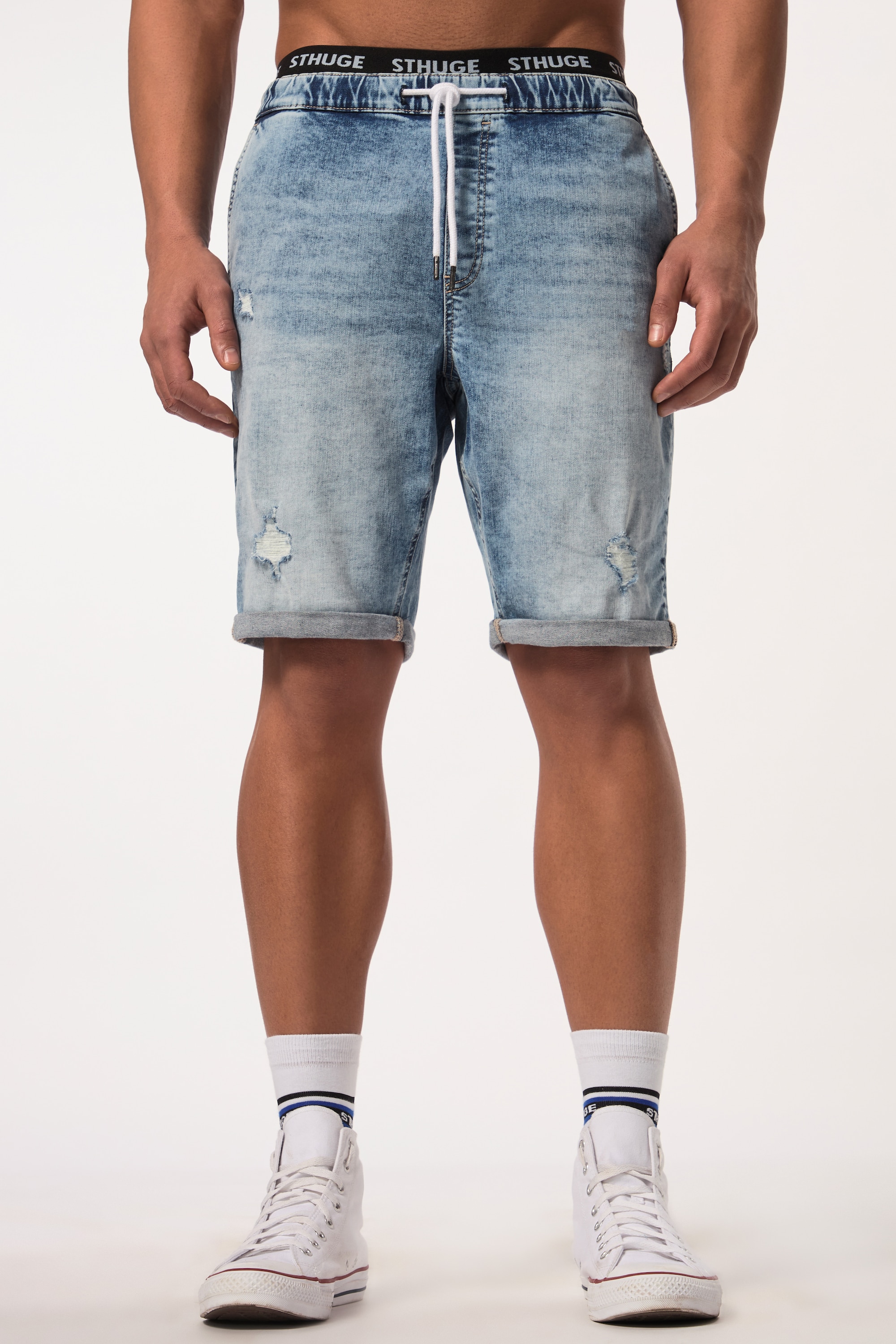Bermuda en jean, STHUGE