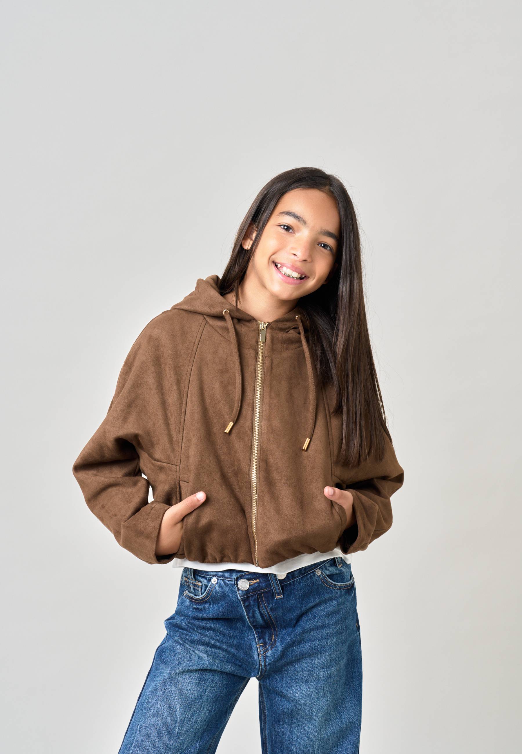Blouson court bombers fille NAMACI, DEELUXE