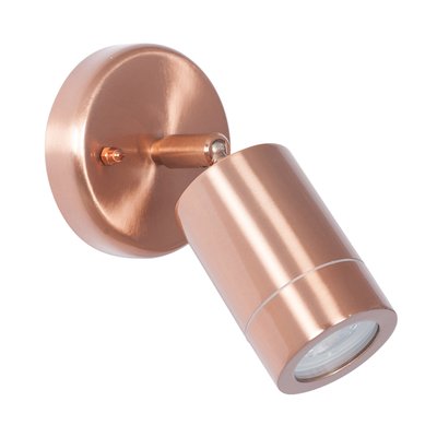 Copper Adjustable Spot Outdoor Wall Light SO'HOME