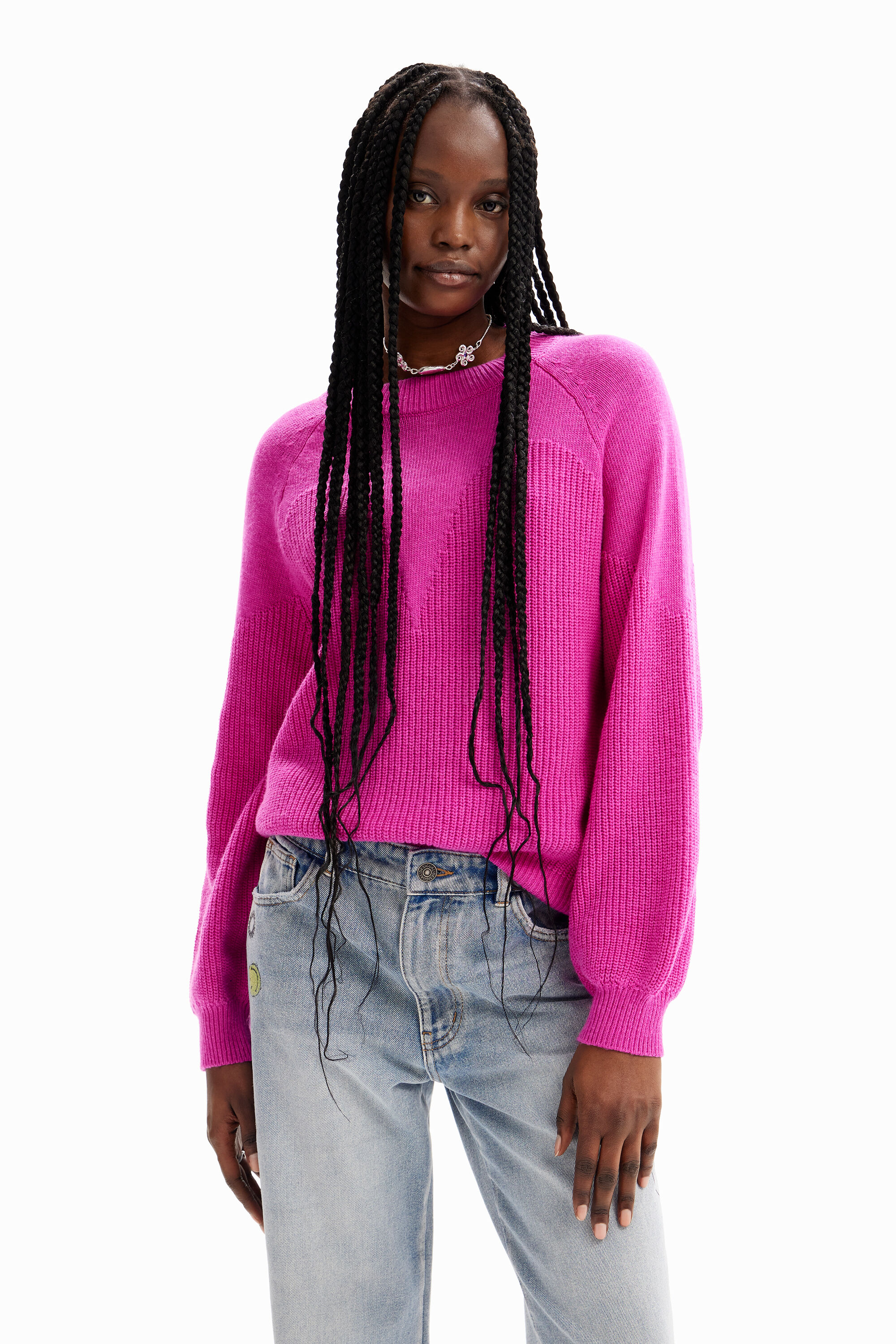 Pull uni transparences, DESIGUAL