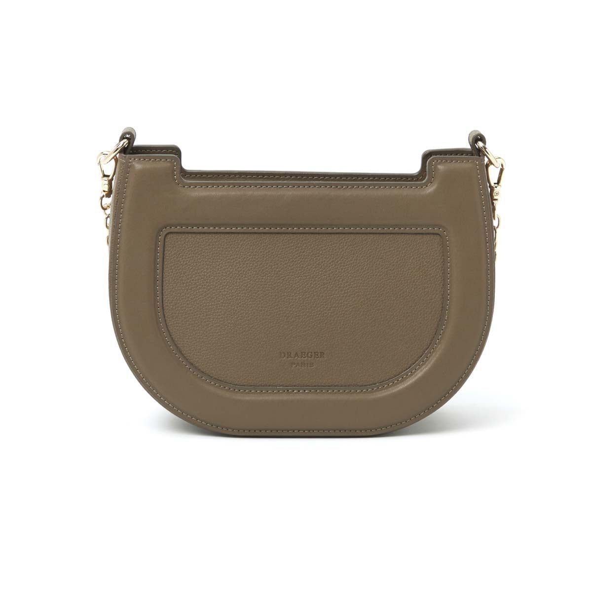 Sac rond cuir discount camel