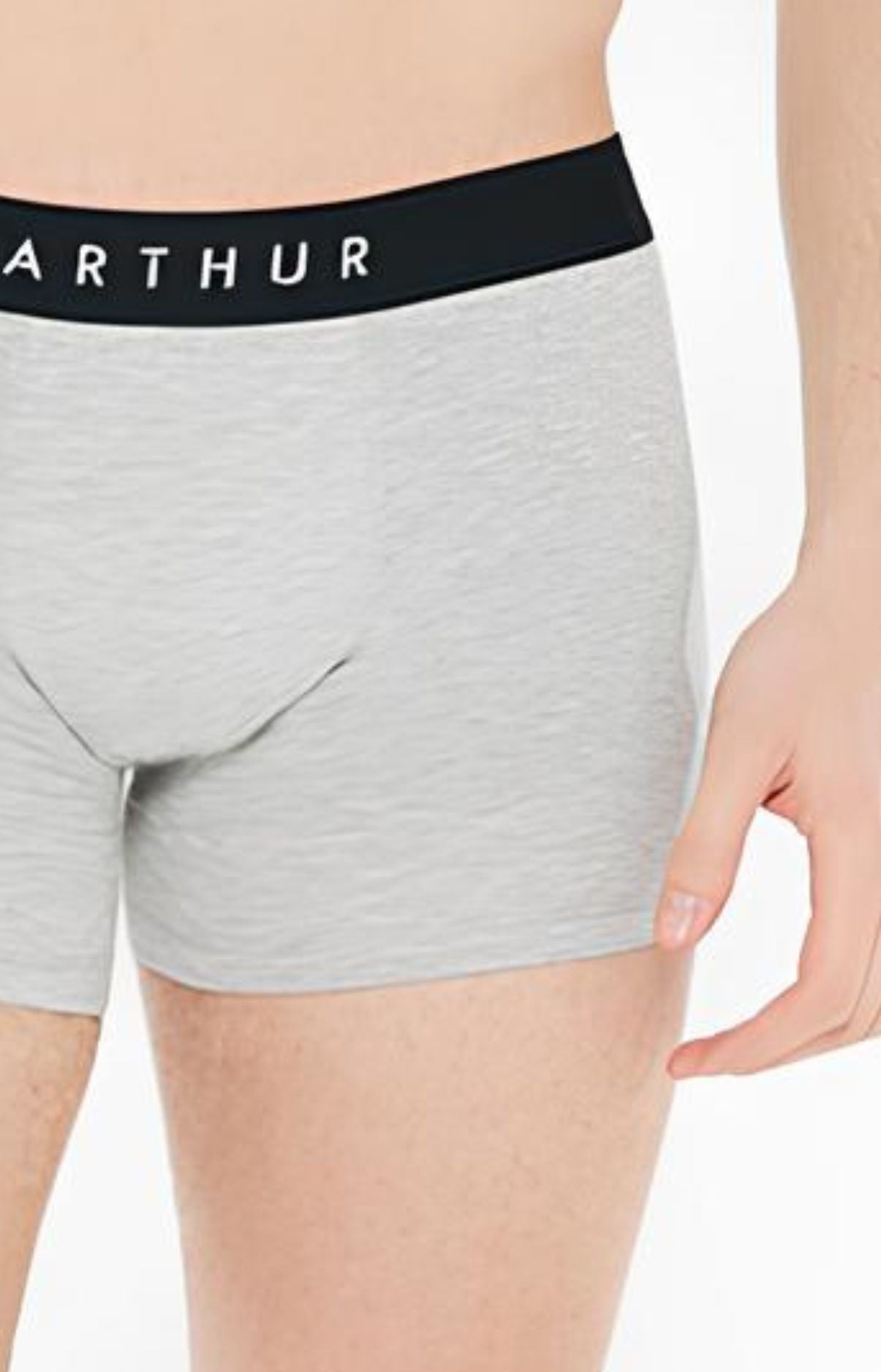 Boxer en coton, uni, ARTHUR