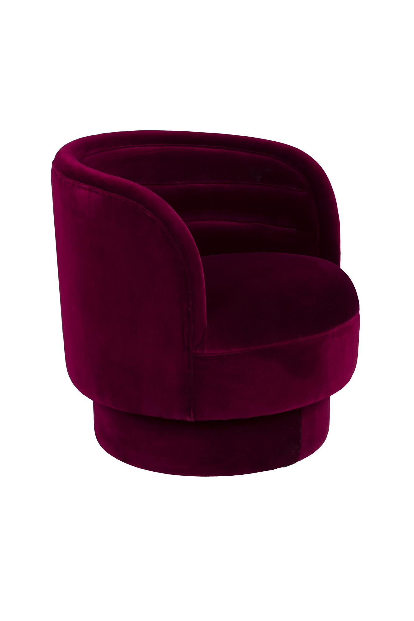 Fauteuil design pivotant en tissu, bohème, DOROTHY, DUTCHBONE
