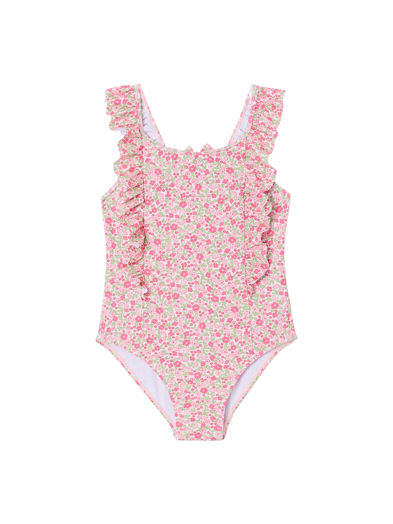 Maillot de bain à fleurs, VERTBAUDET