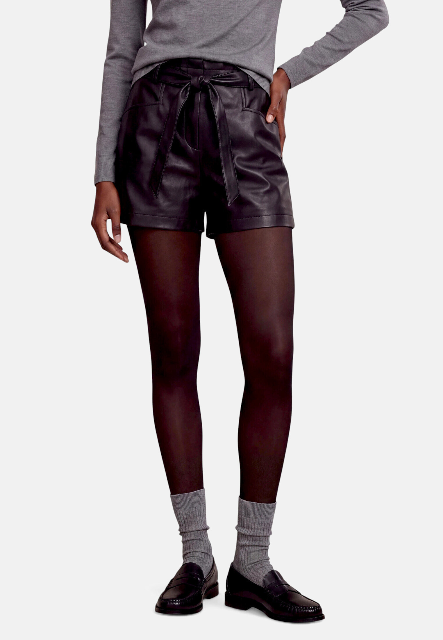 Short à ceinture à nouer, ZERO