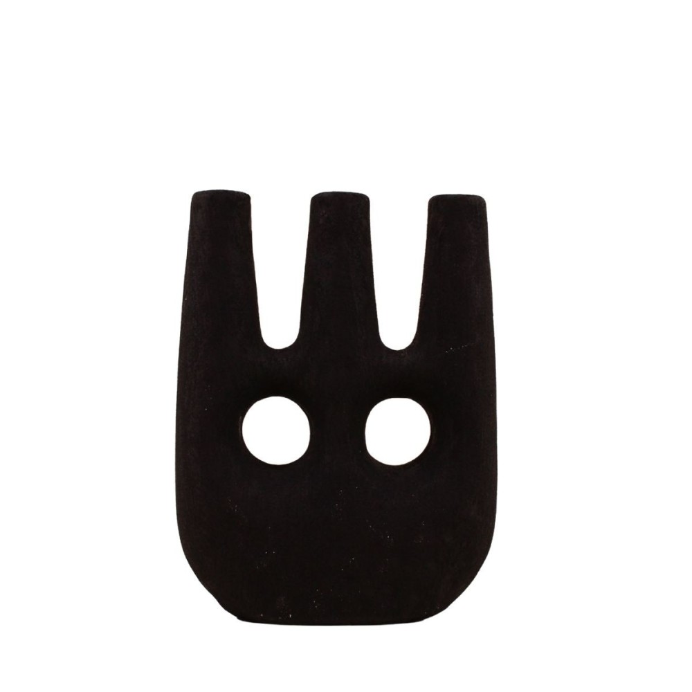 Bougeoir ethnique céramique 24cm, ORNAMI