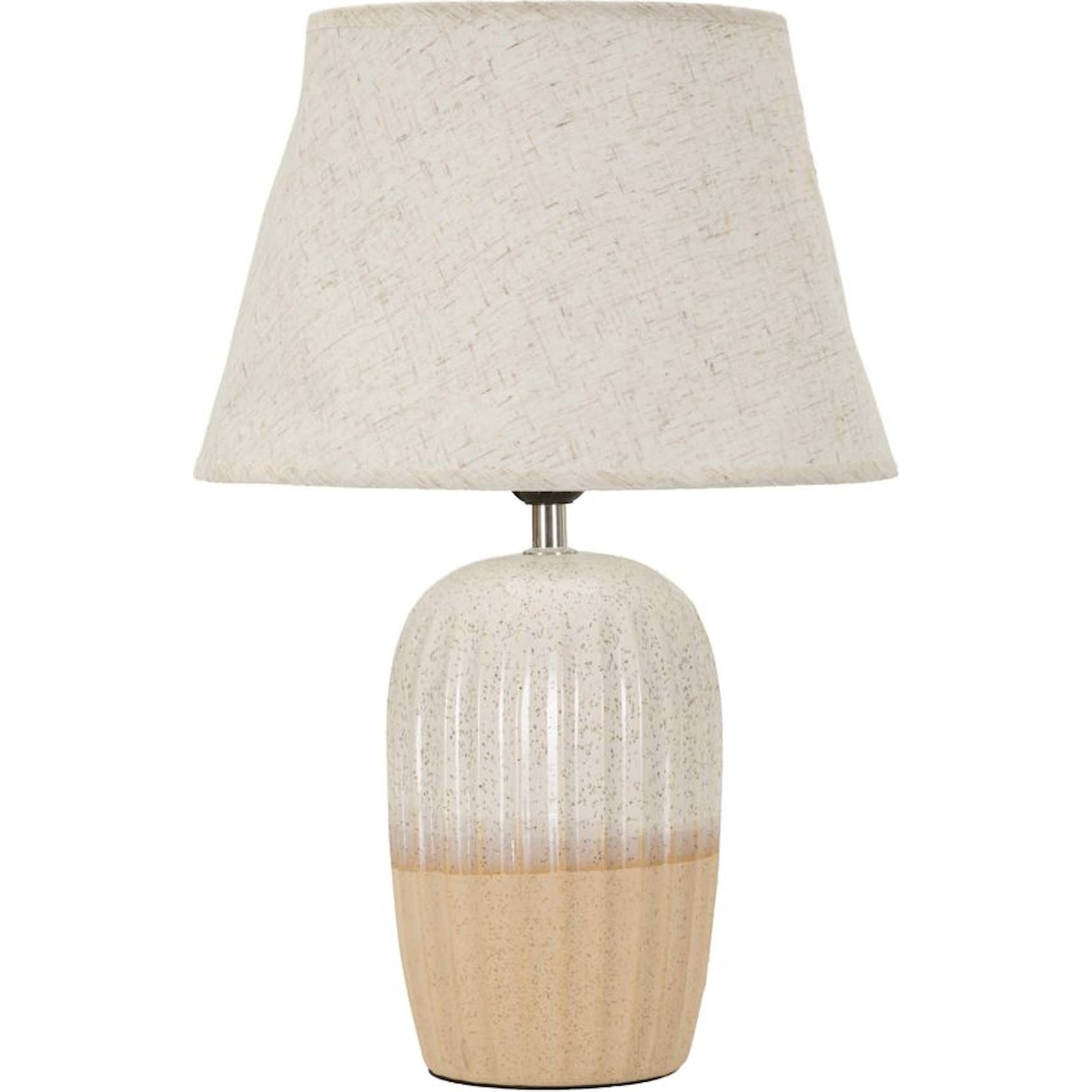Lampe à poser céramique et fer esprit japandi, RECOLLECTION