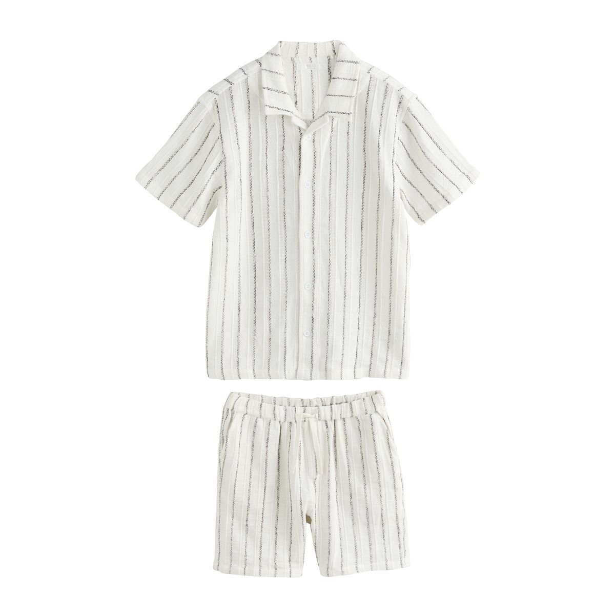 Short et chemise à manches courtes rayures, NEXT