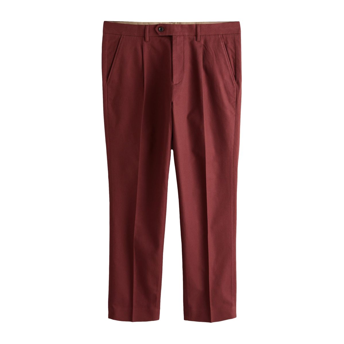 Pantalon chino habillé en coton texturé, NEXT