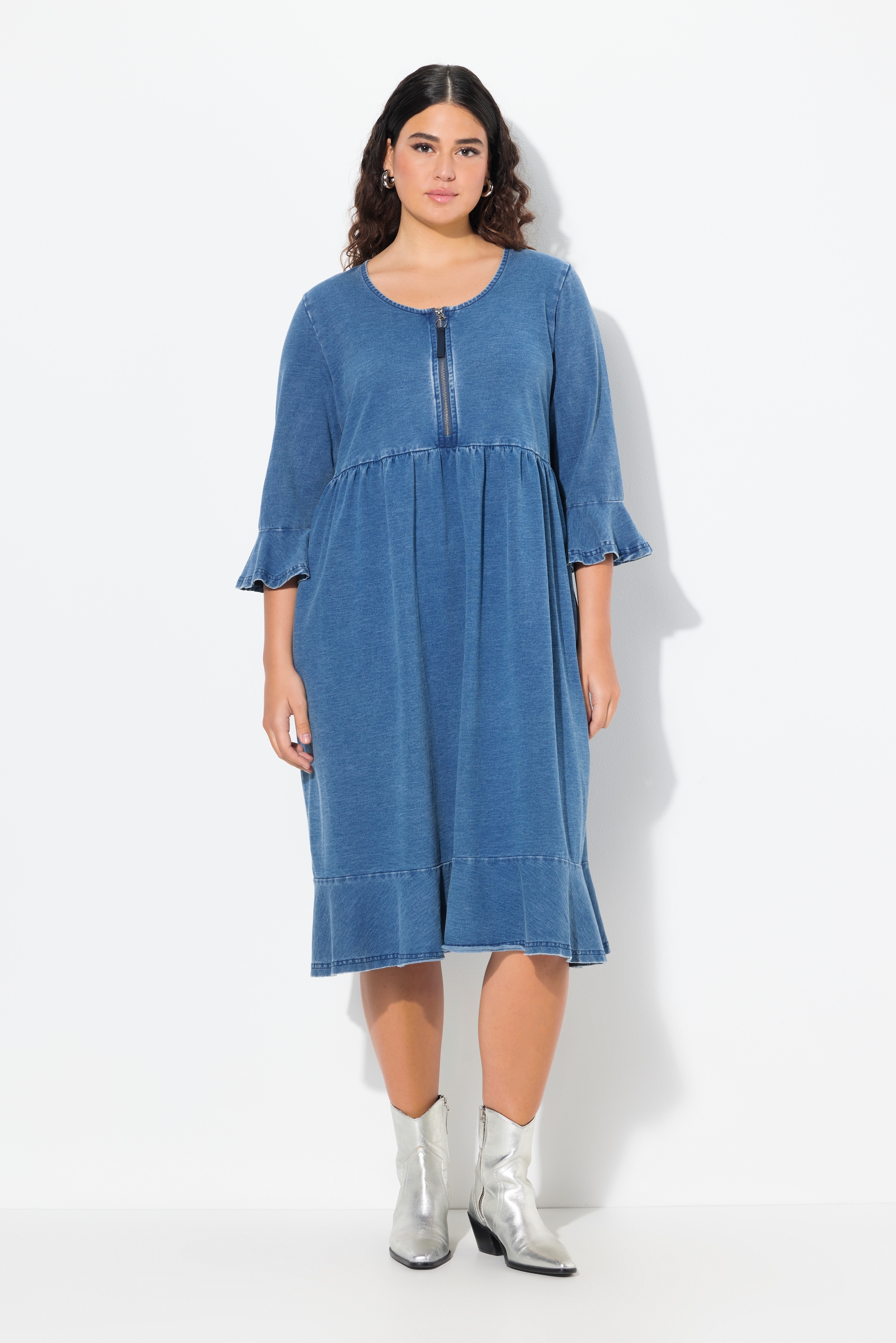 Robe midi avec fermeture zippée, ULLA POPKEN
