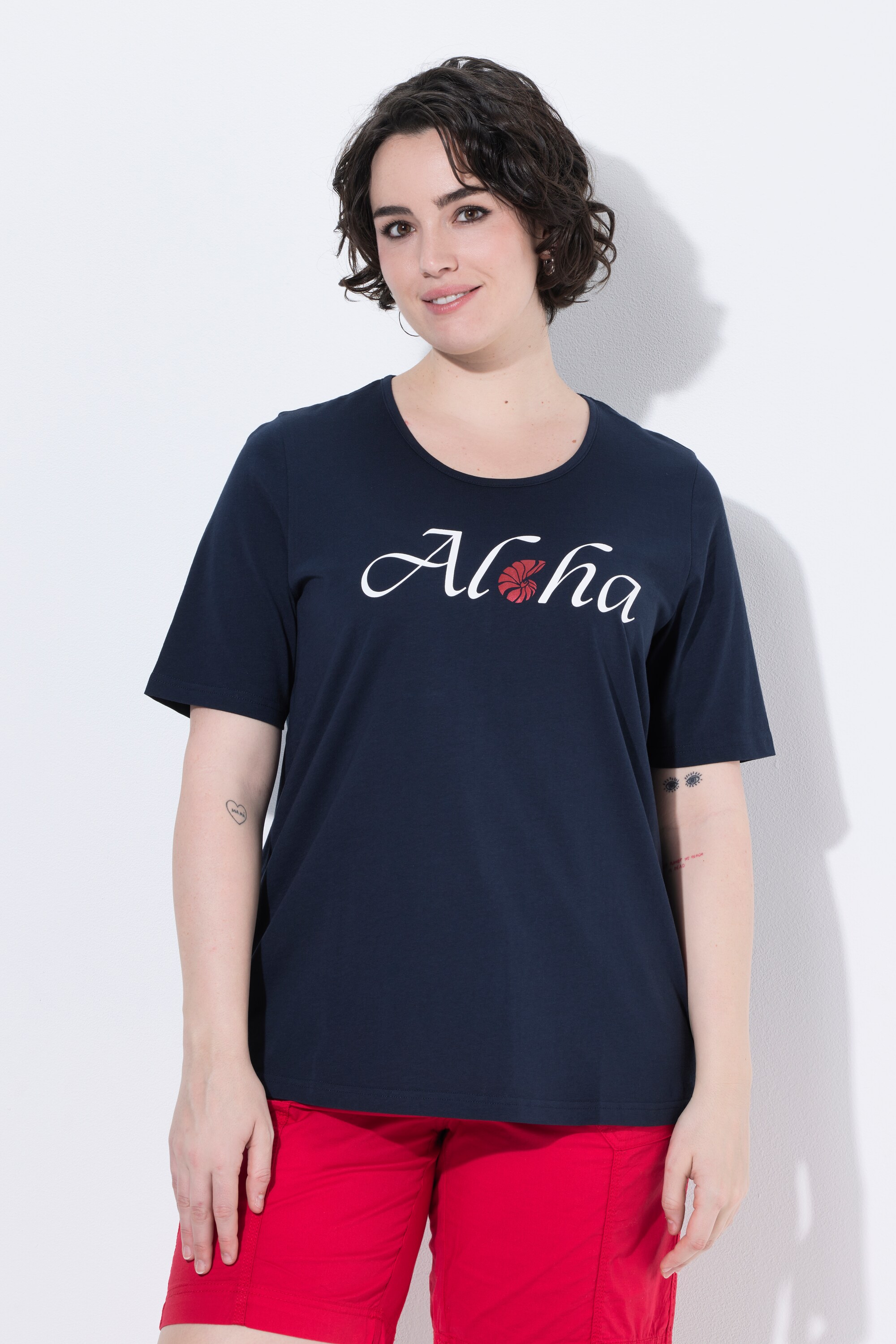 T-shirt, col rond, ULLA POPKEN