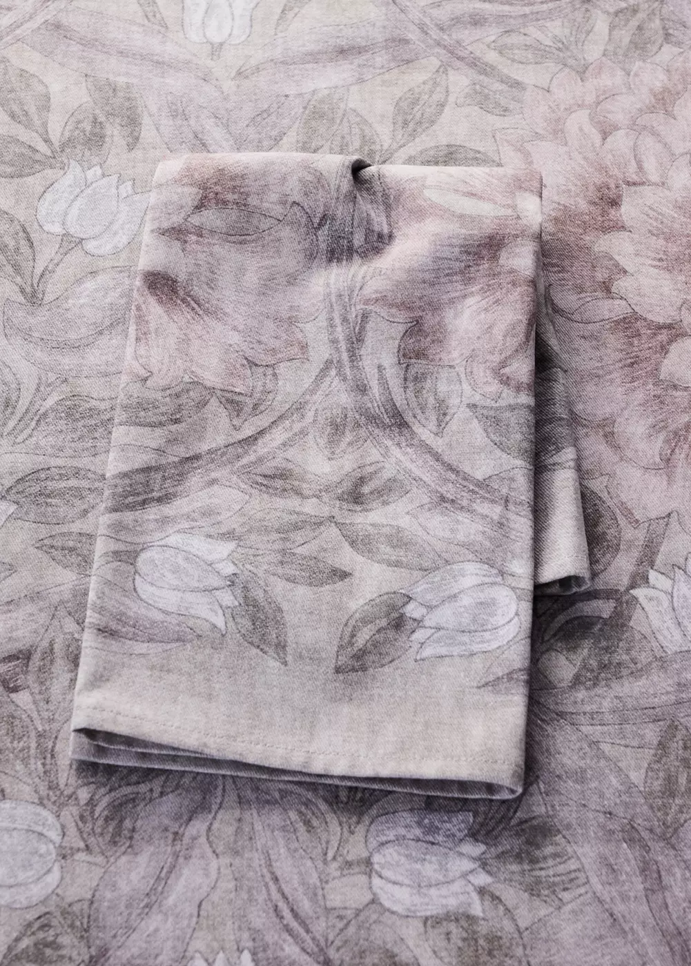 Serviettes de table imprimé fleuri 45x45 cm, MANGO HOME