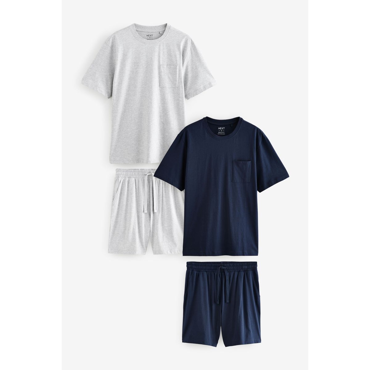 Pyjama short en jersey, lot de 2, NEXT