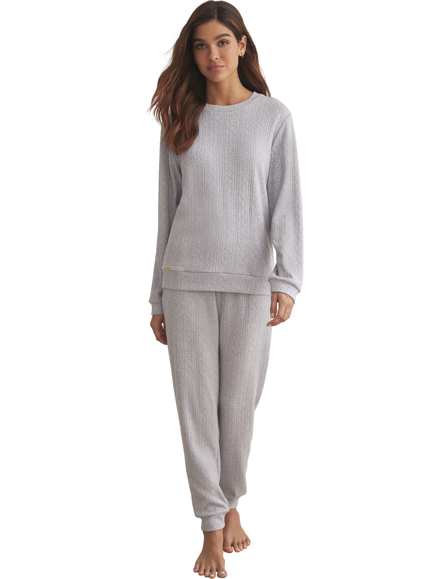 Pyjama pantalon top manches longues TEXTURAS, SELMARK