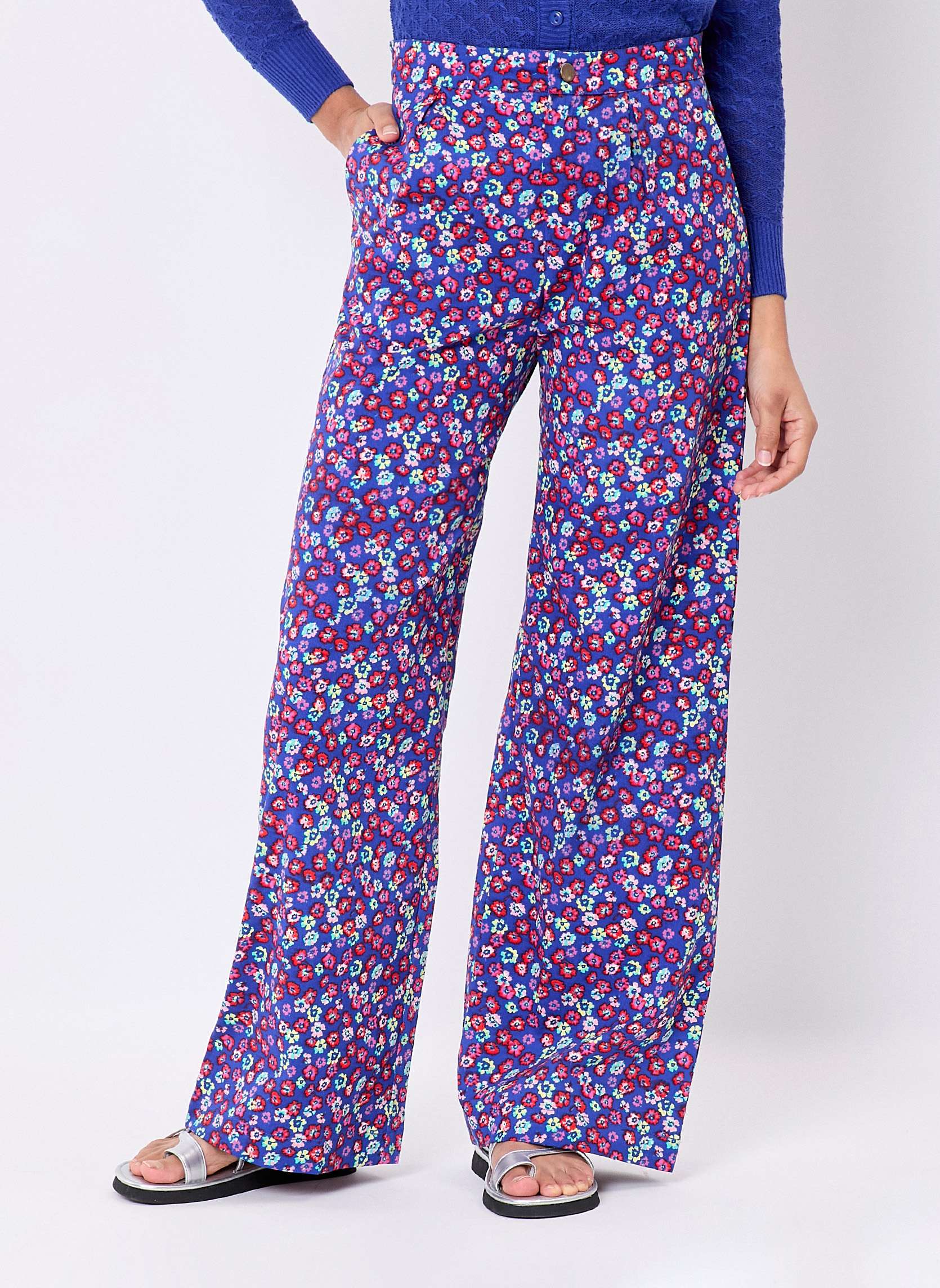 Pantalon large coton stretch TAMARA, PRINCESSE NOMADE