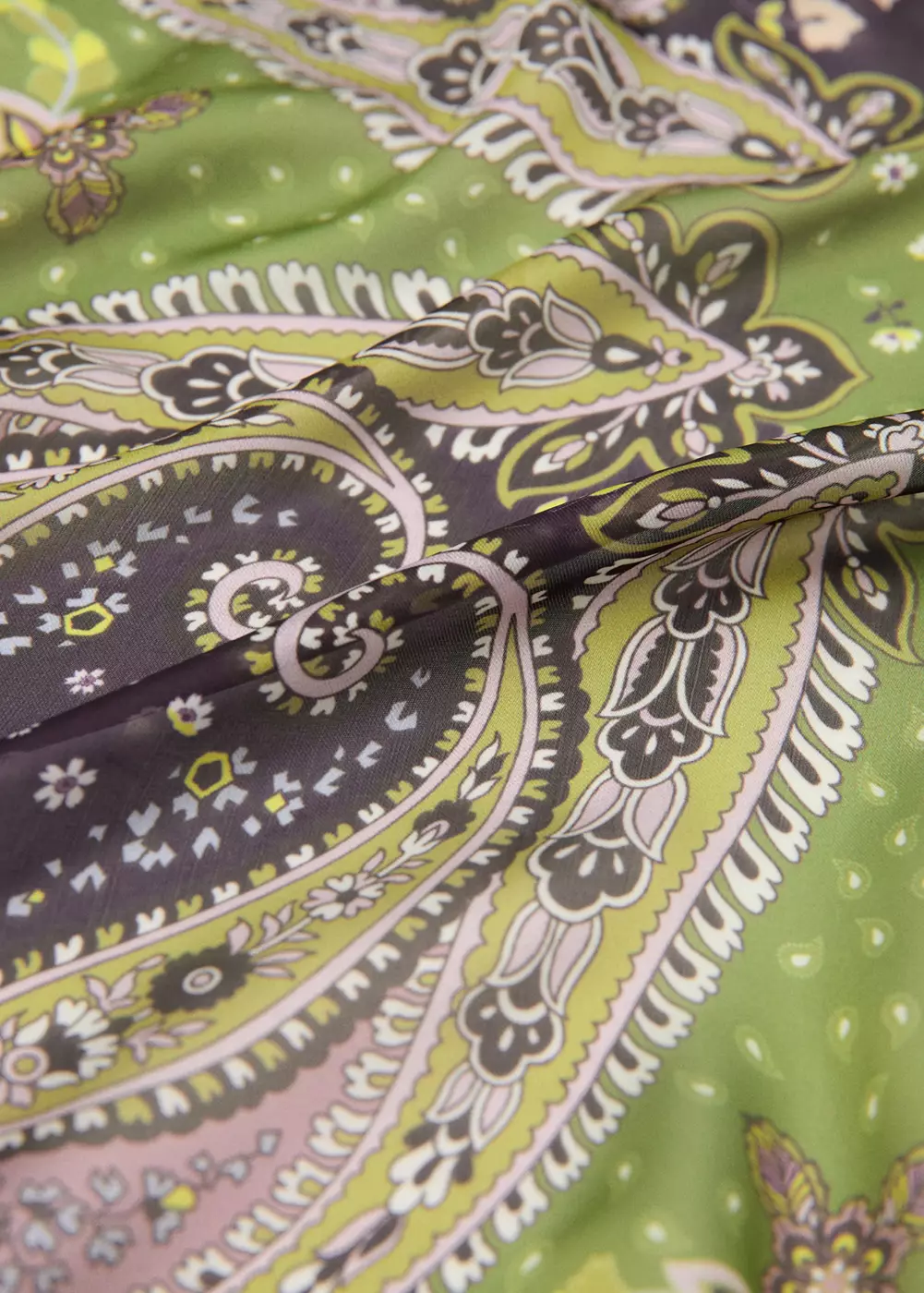 Foulard en imprimé paisley, MANGO
