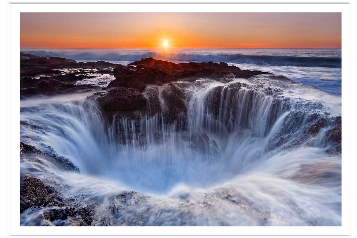 Affiche Le puit de Thor en Oregon, HEXOA