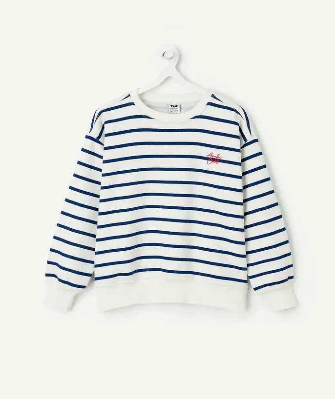 Sweater met ronde hals en lange mouwen, TAPE A L'OEIL