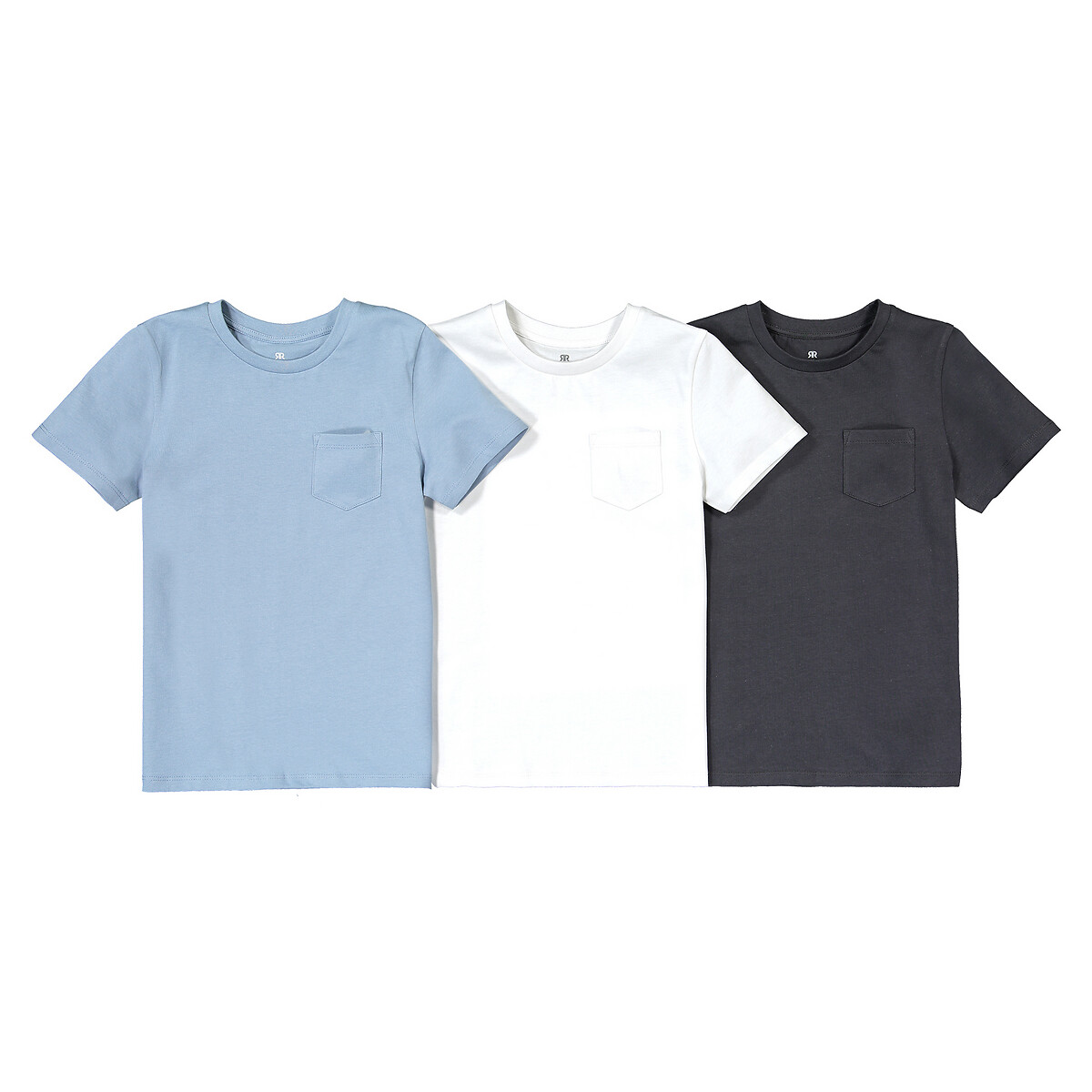 La Redoute Garçon Vêtements Tops & T-shirts T-shirts Manches longues Lot de 3 t-shirts à manches raglan 