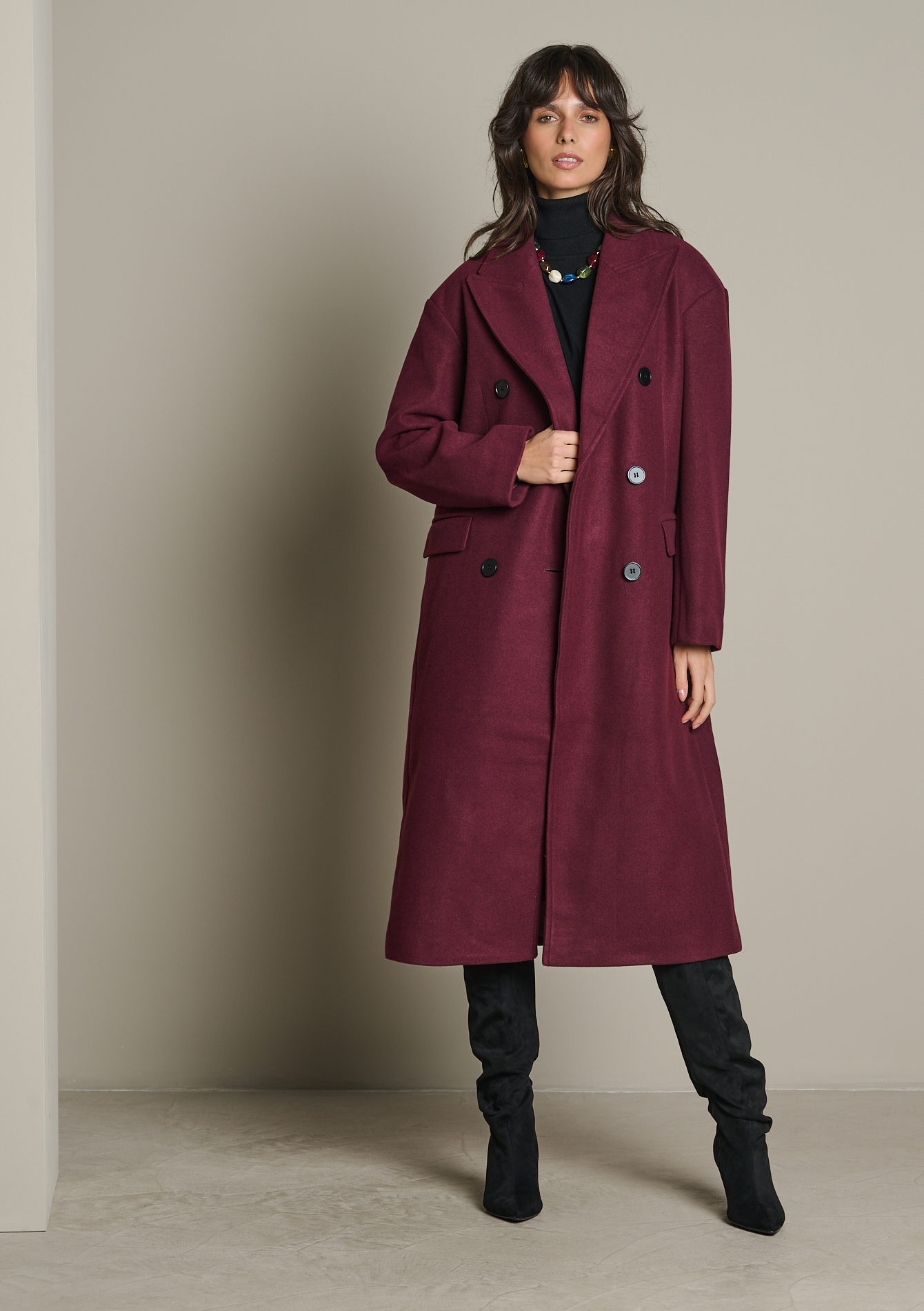 Manteau long oversize, LOLALIZA